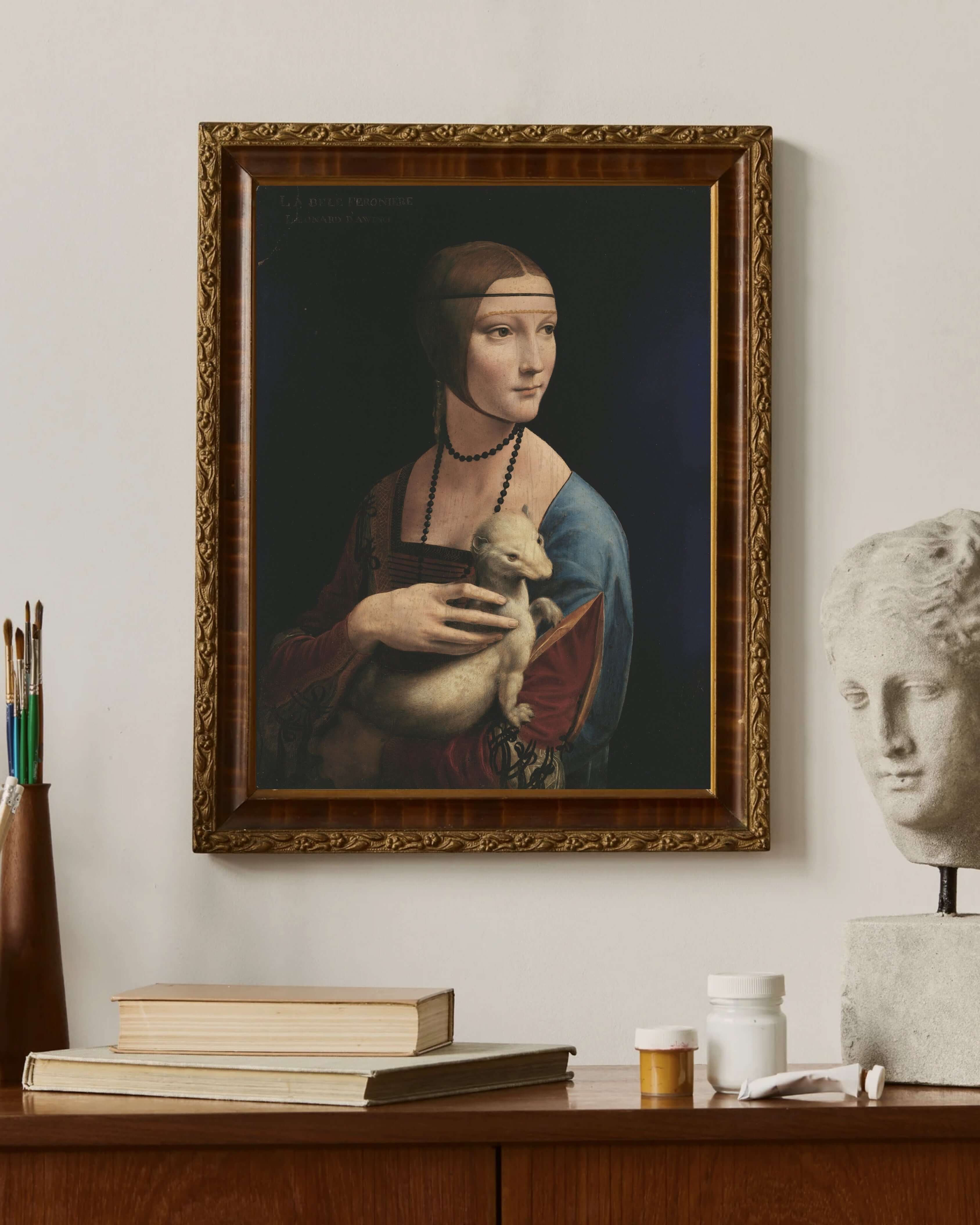 Leonardo Da Vinci - Kakımlı Kadın