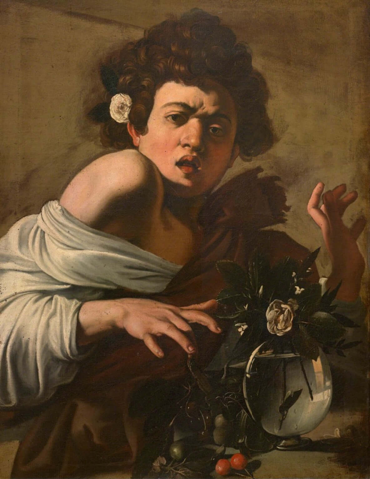 Michelangelo Merisi Da Caravaggio - Kertenkele Tarafından Isırılan Çocuk