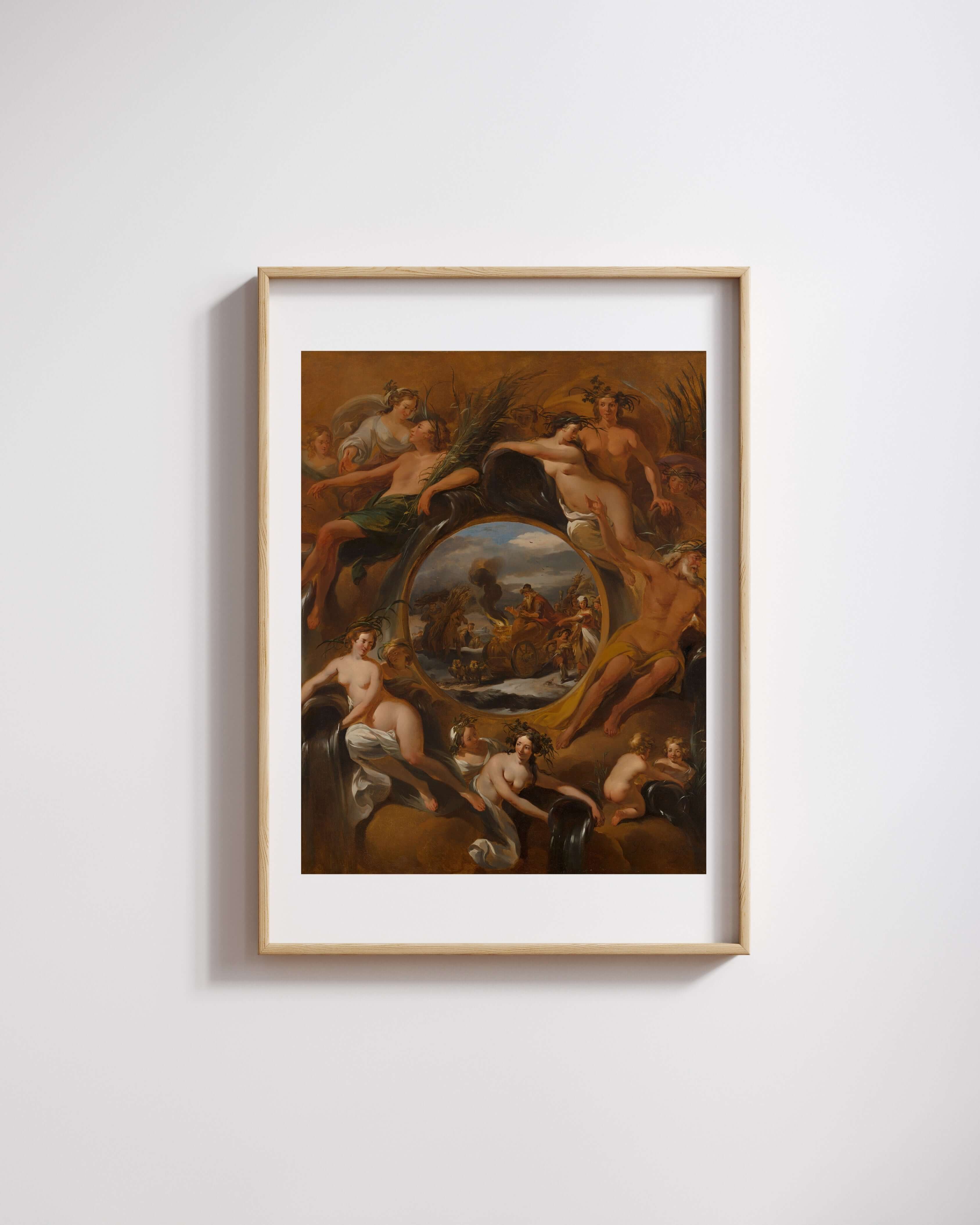 Nicolaes Pietersz Berchem - Kış Alegorisi