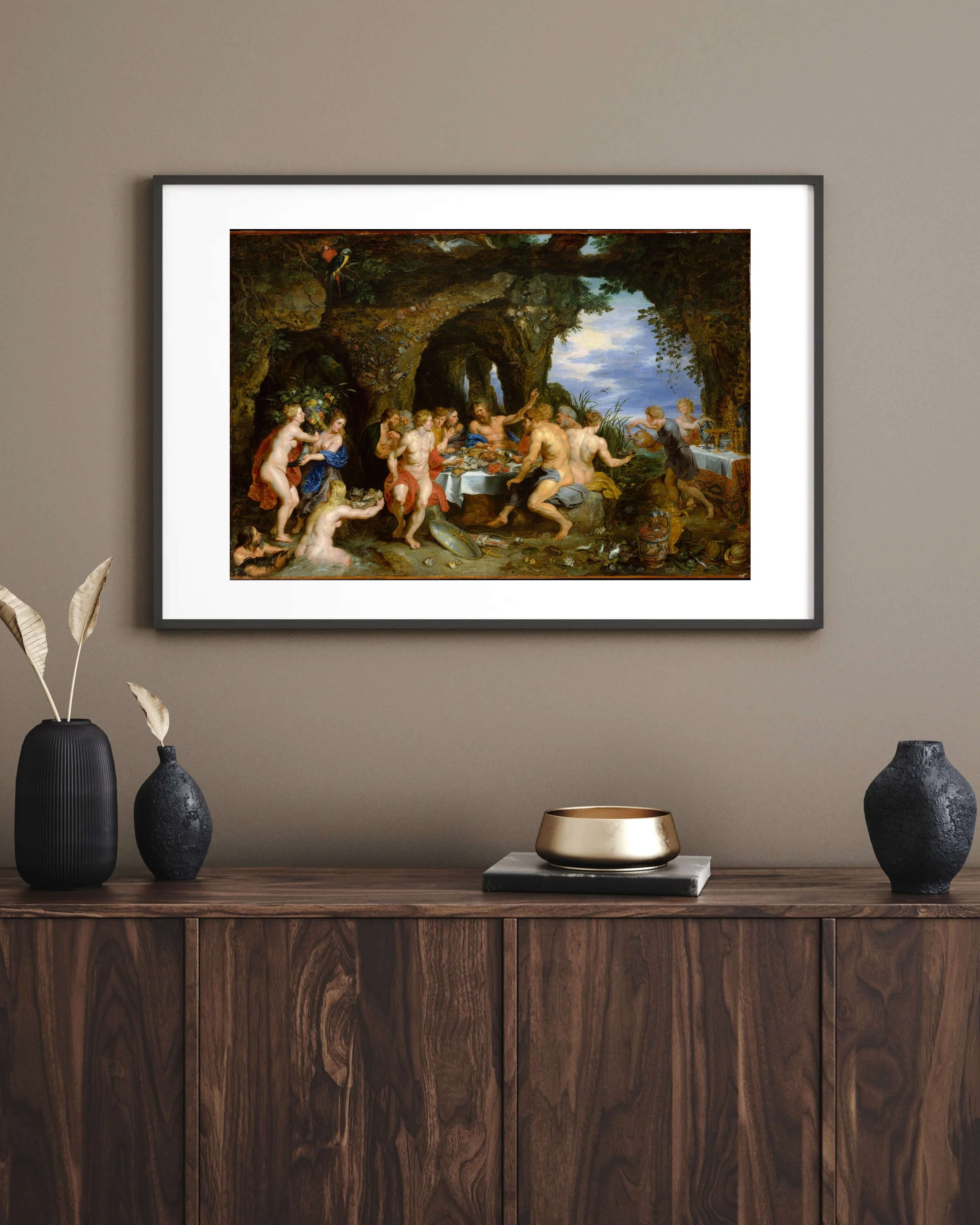 Peter Paul Rubens - Jan Brueghel The Elder - Acheloüs'Ün Şöleni