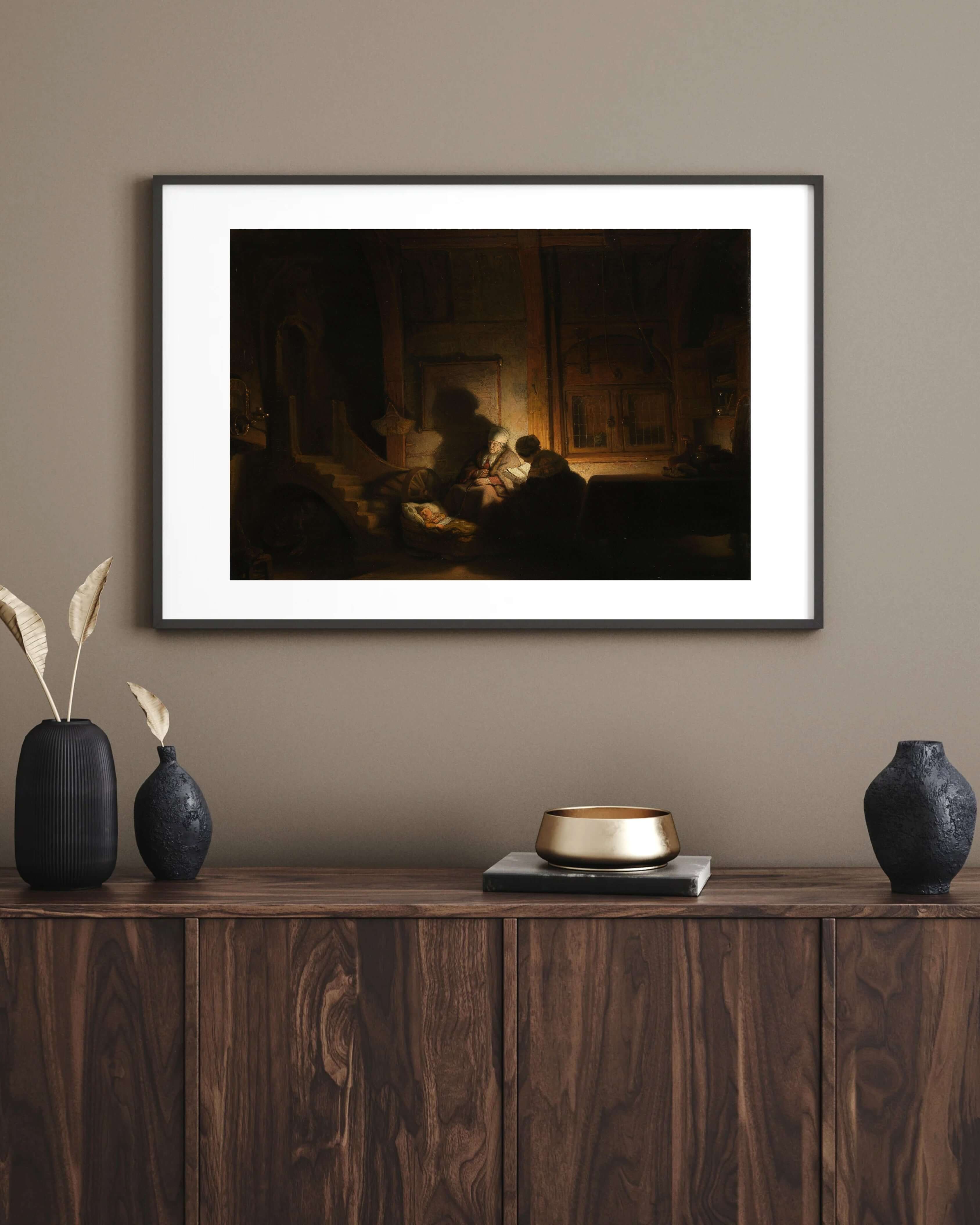 Rembrandt Van Rijn - Gece Kutsal Aile