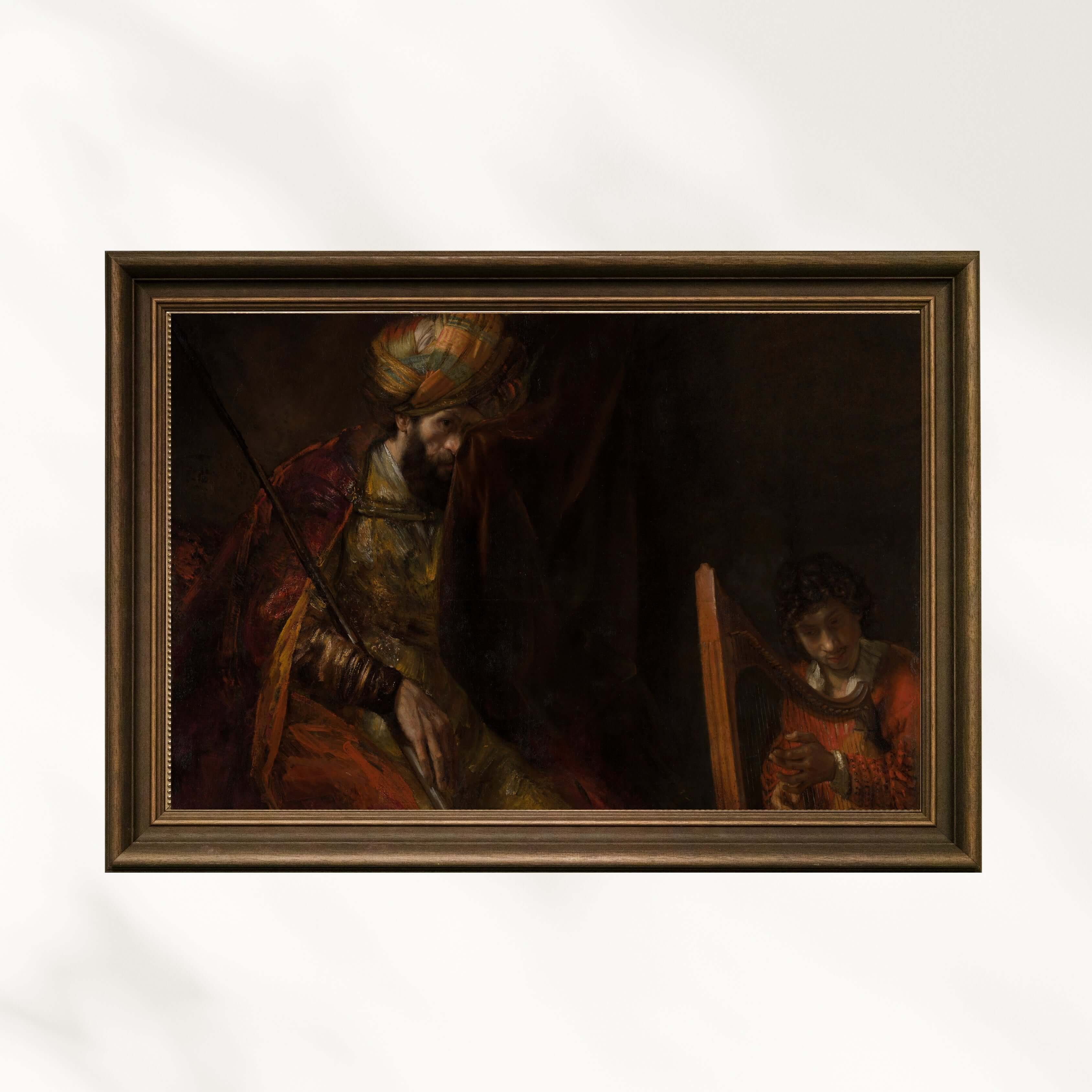 Rembrandt Van Rijn - Saul Ve David