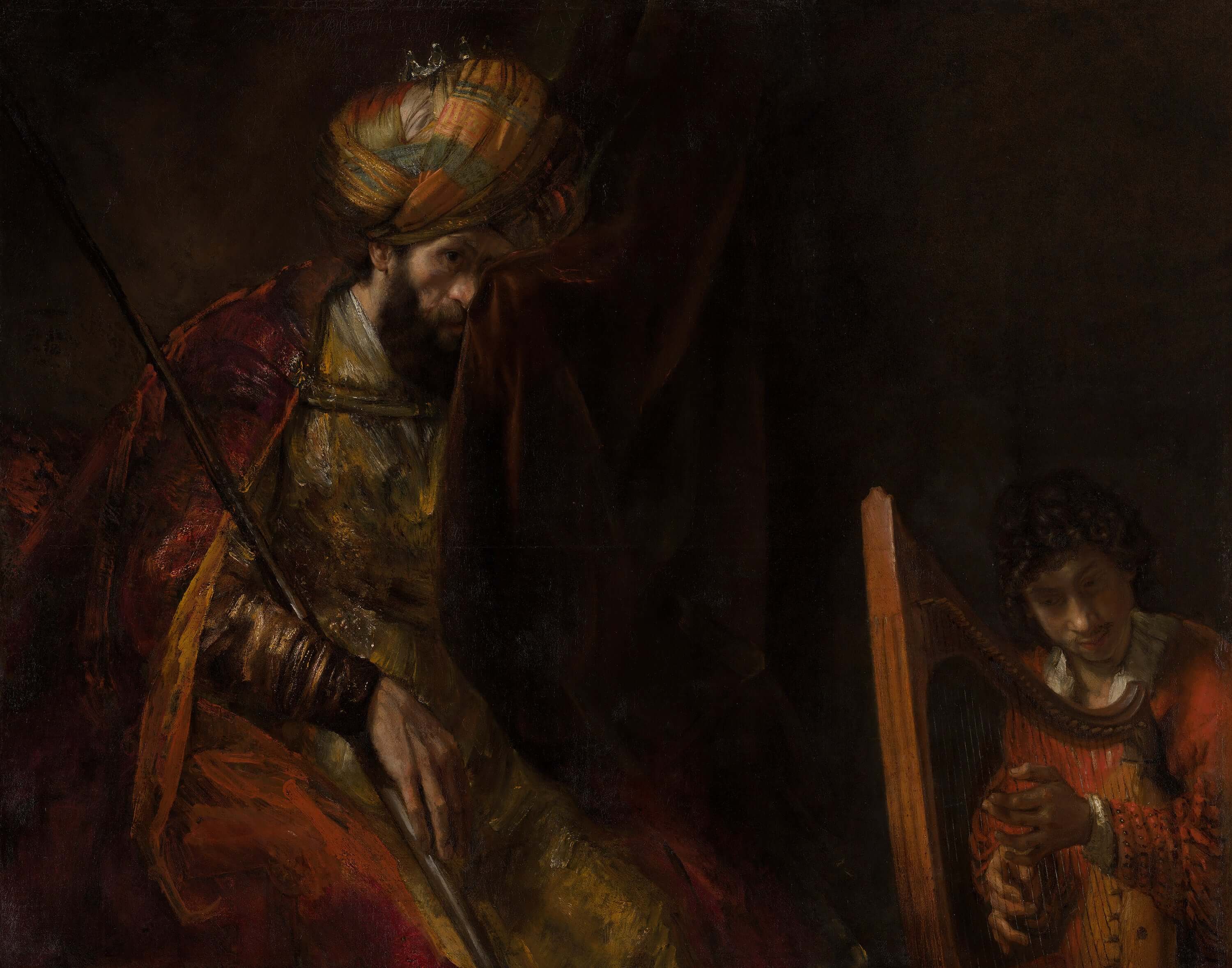 Rembrandt Van Rijn - Saul Ve David