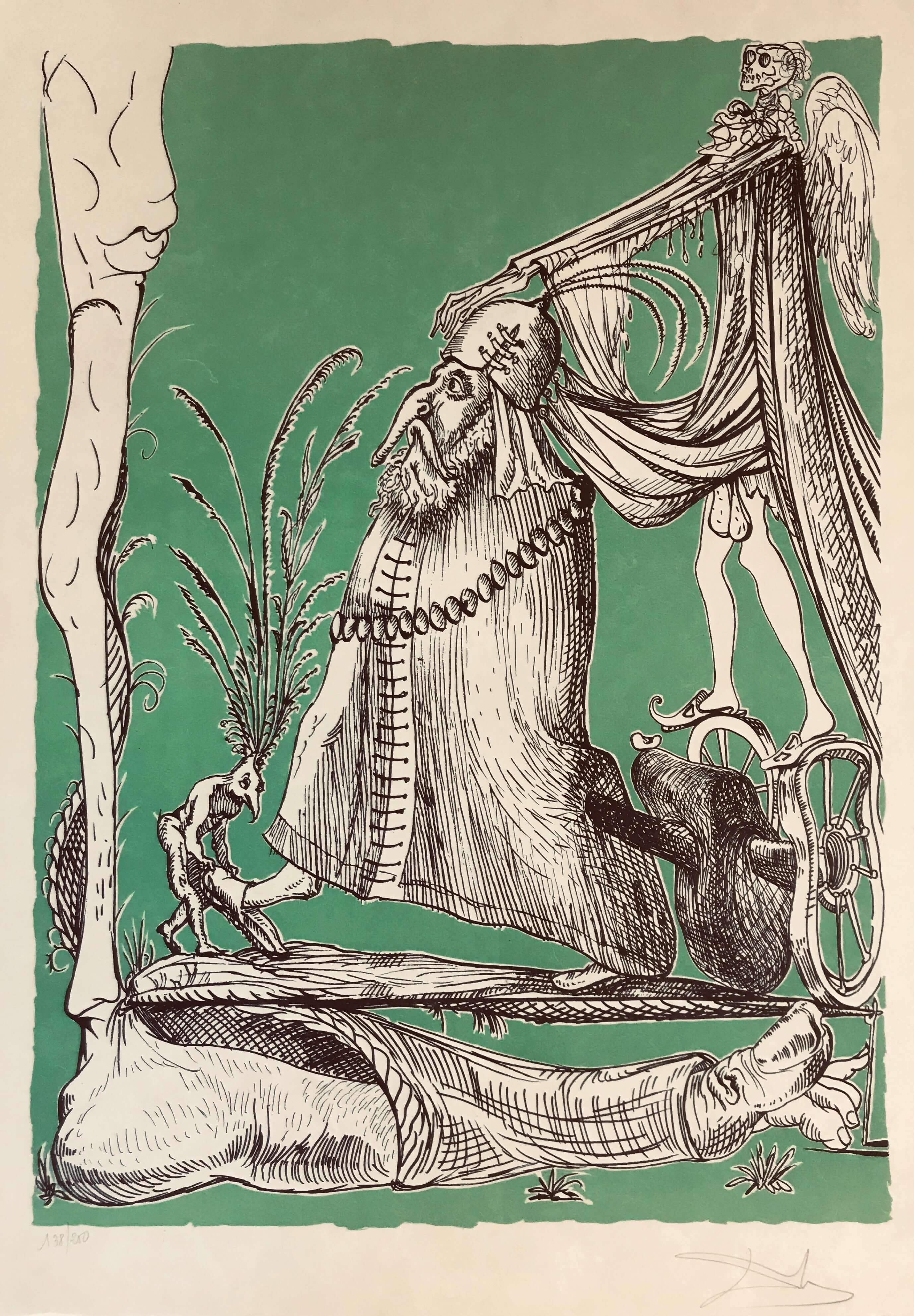 Salvador Dalí - Bacağa Saygı Töreni - Pantagruel