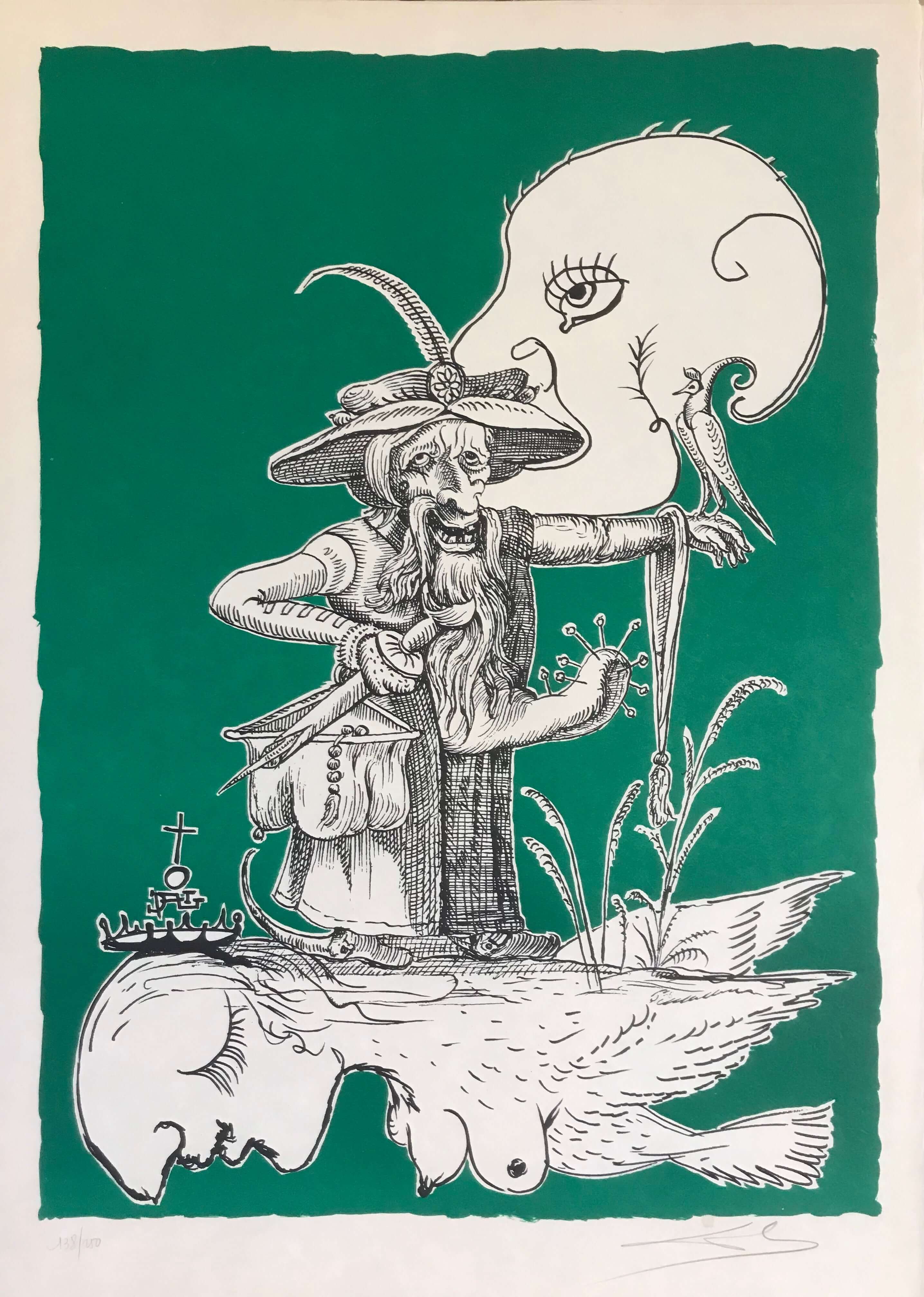 Salvador Dalí - Büyük Mastürbatör Figürü - Pantagruel