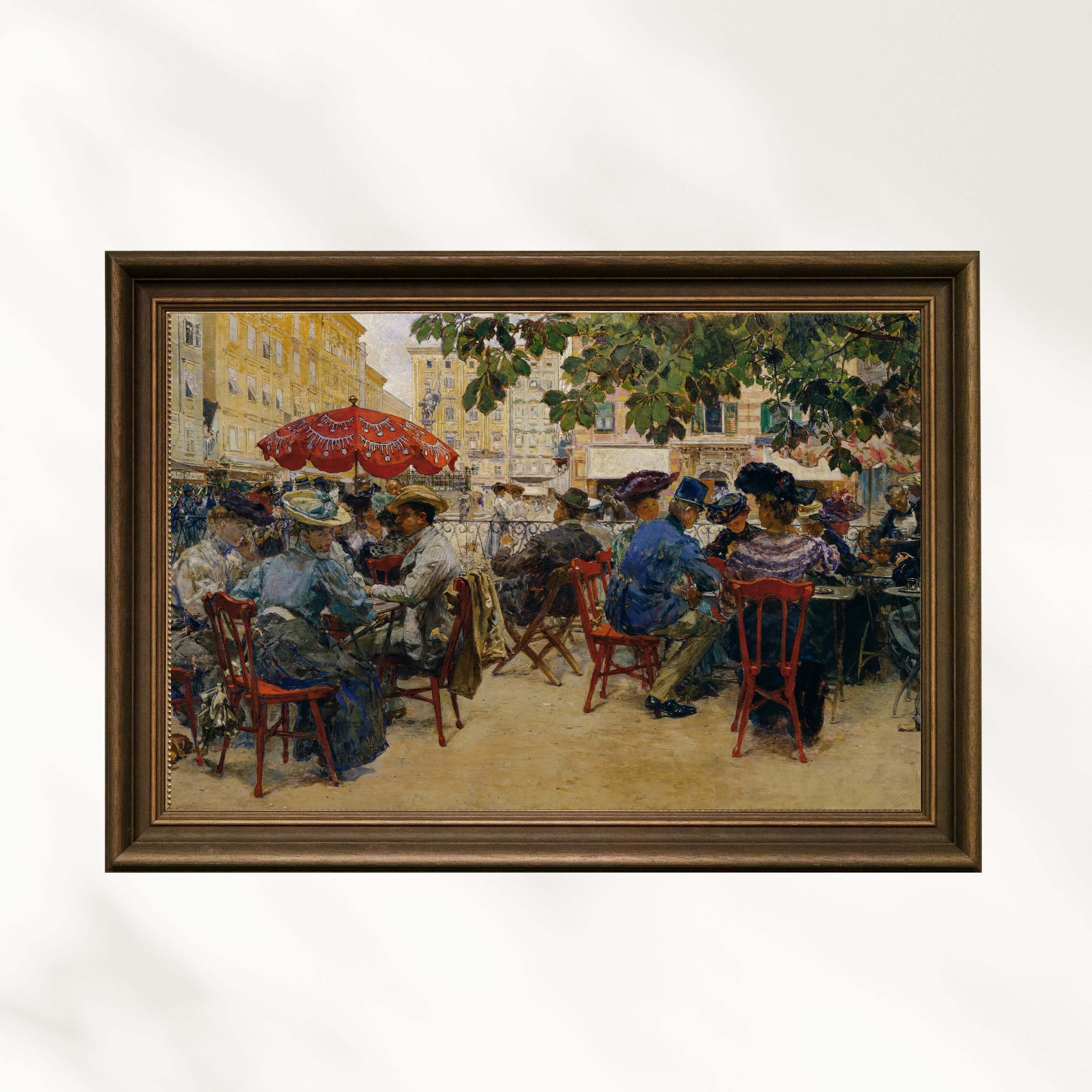 Theodor Josef Ethofer - Salzburg'Daki Café Tomaselli