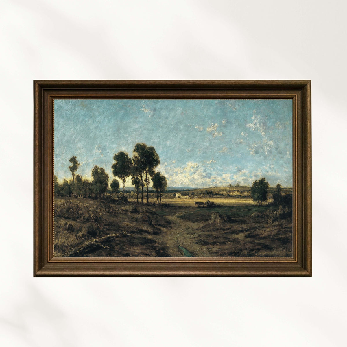 Théodore Rousseau - Montmartre Ovası Manzarası