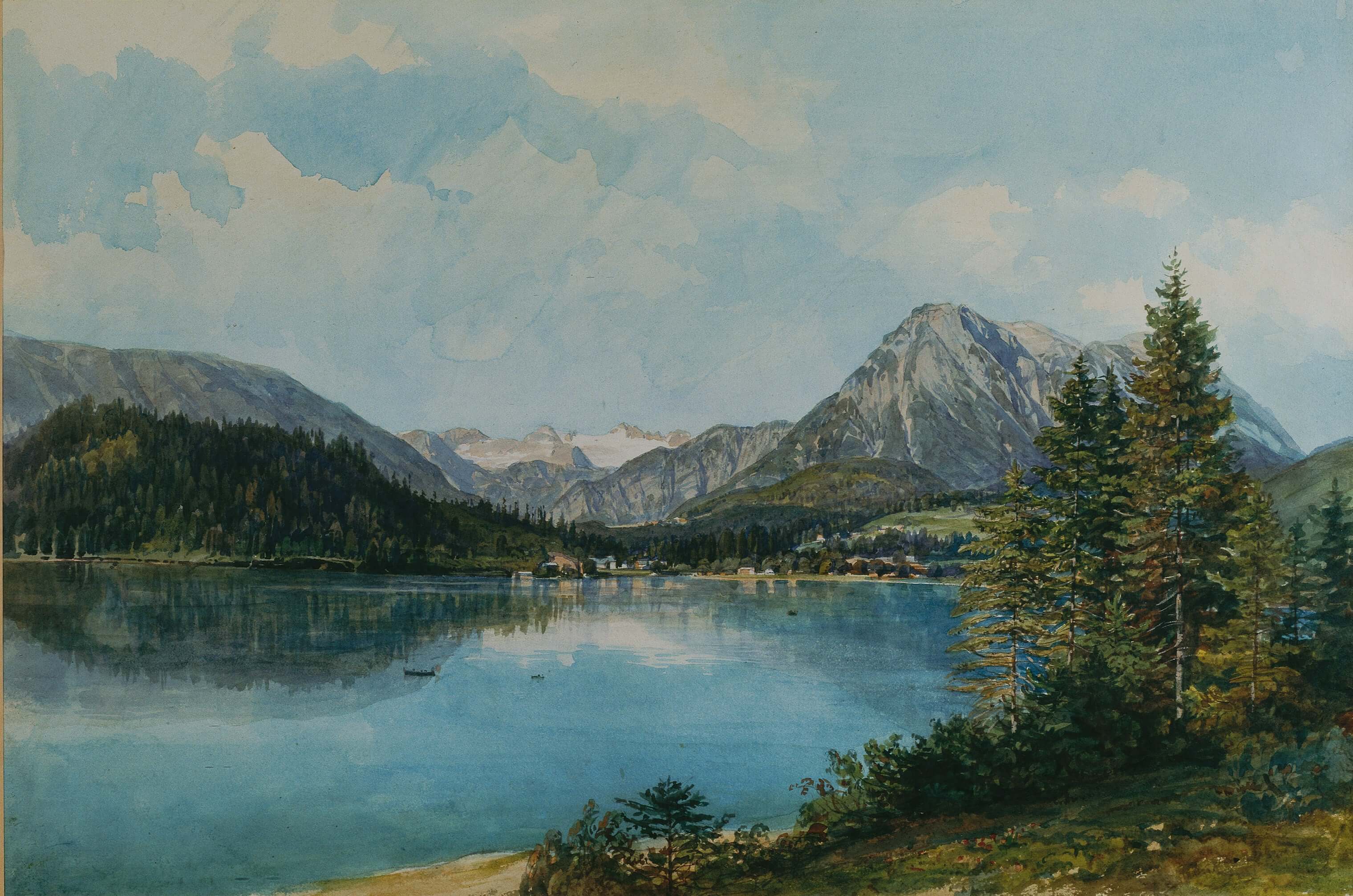Thomas Ender - Dachstein Ile Altaussee Gölü