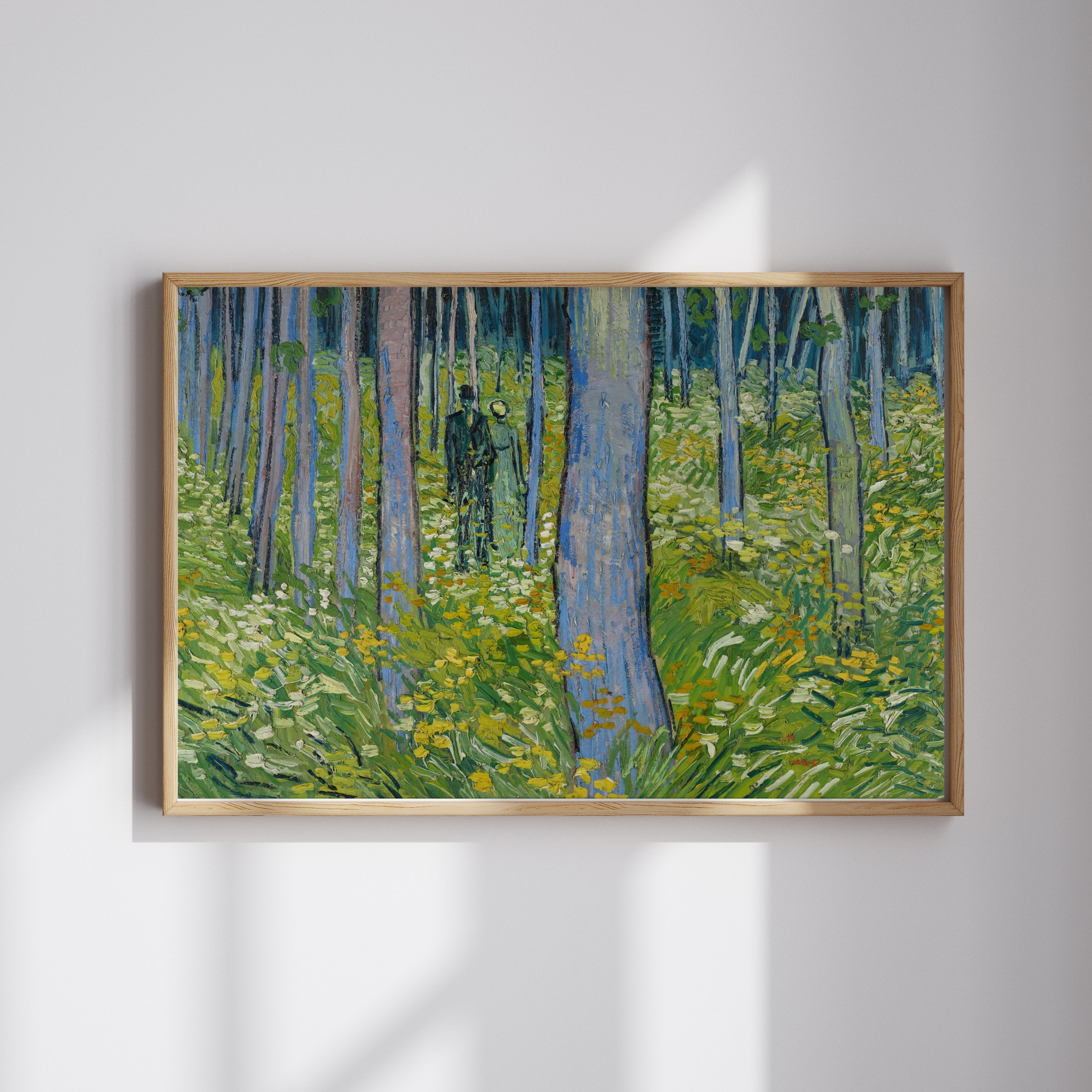 Vincent Van Gogh - İKi Figürle Orman Altı