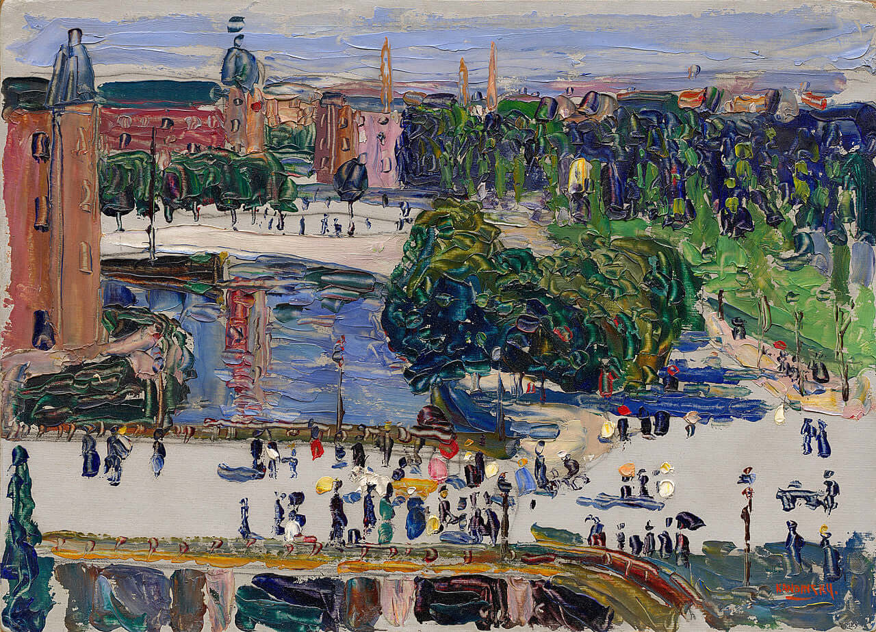 Wassily Kandinsky - Amsterdam - Pencereden Görünüm