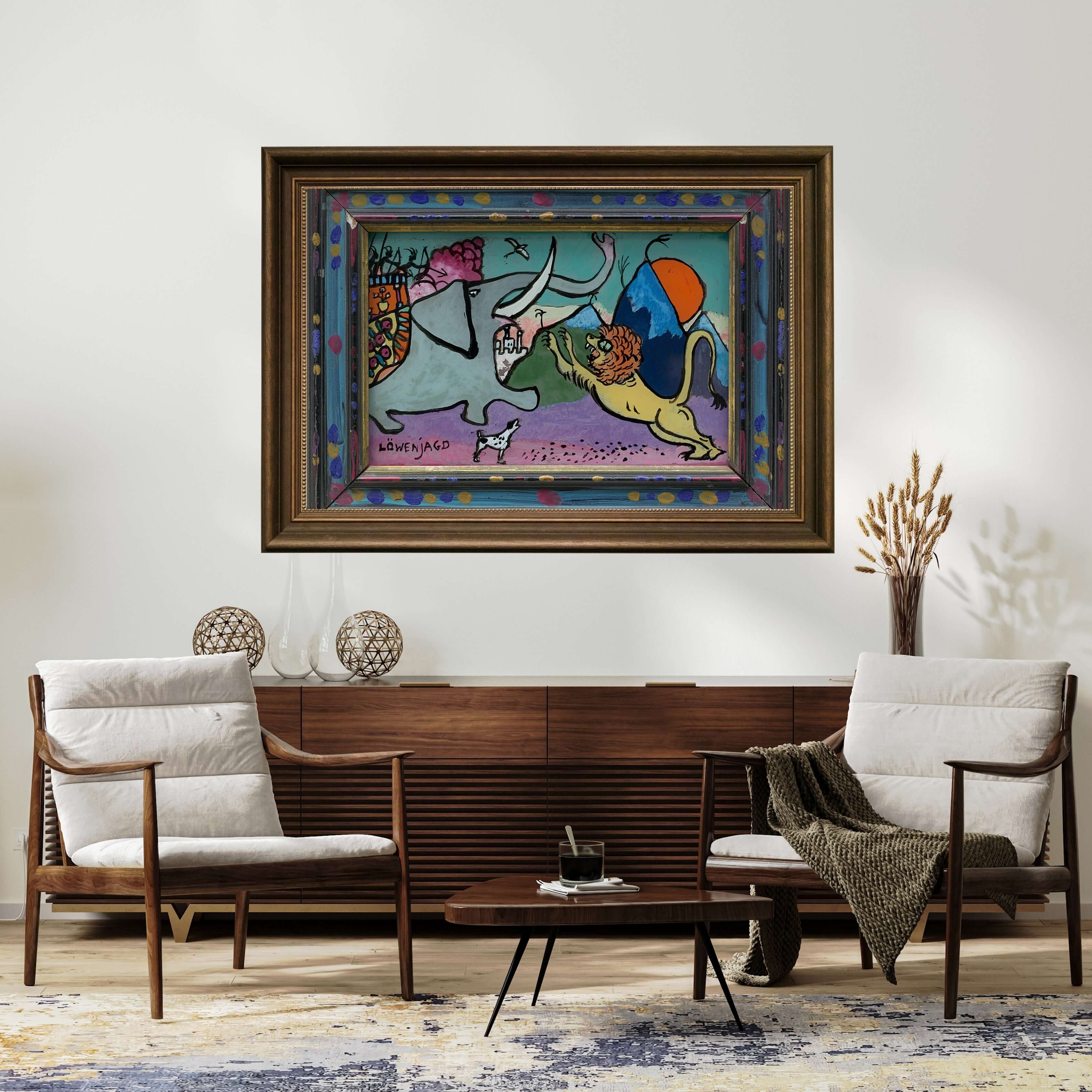 Wassily Kandinsky - Aslan Avı