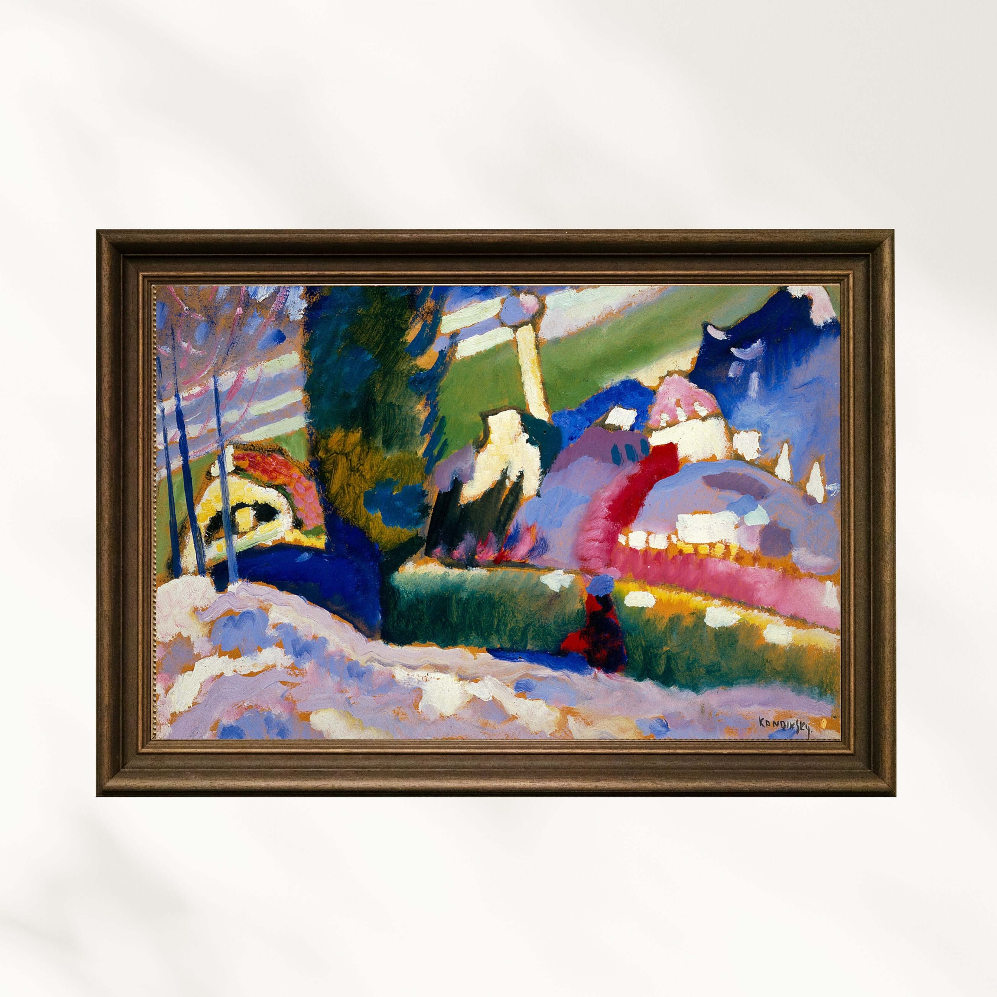 Wassily Kandinsky - Kiliseli Kış Manzarası