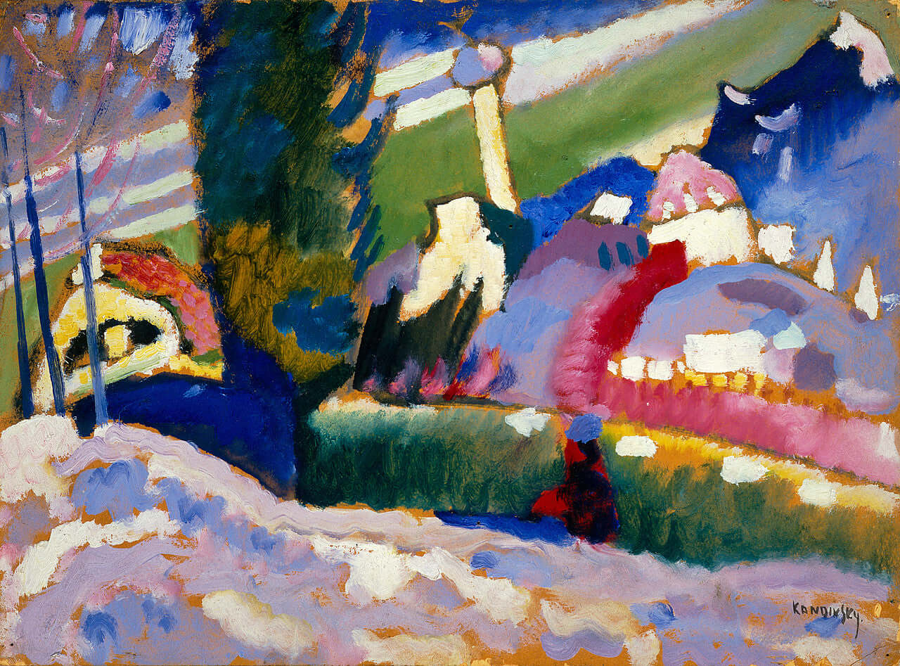 Wassily Kandinsky - Kiliseli Kış Manzarası