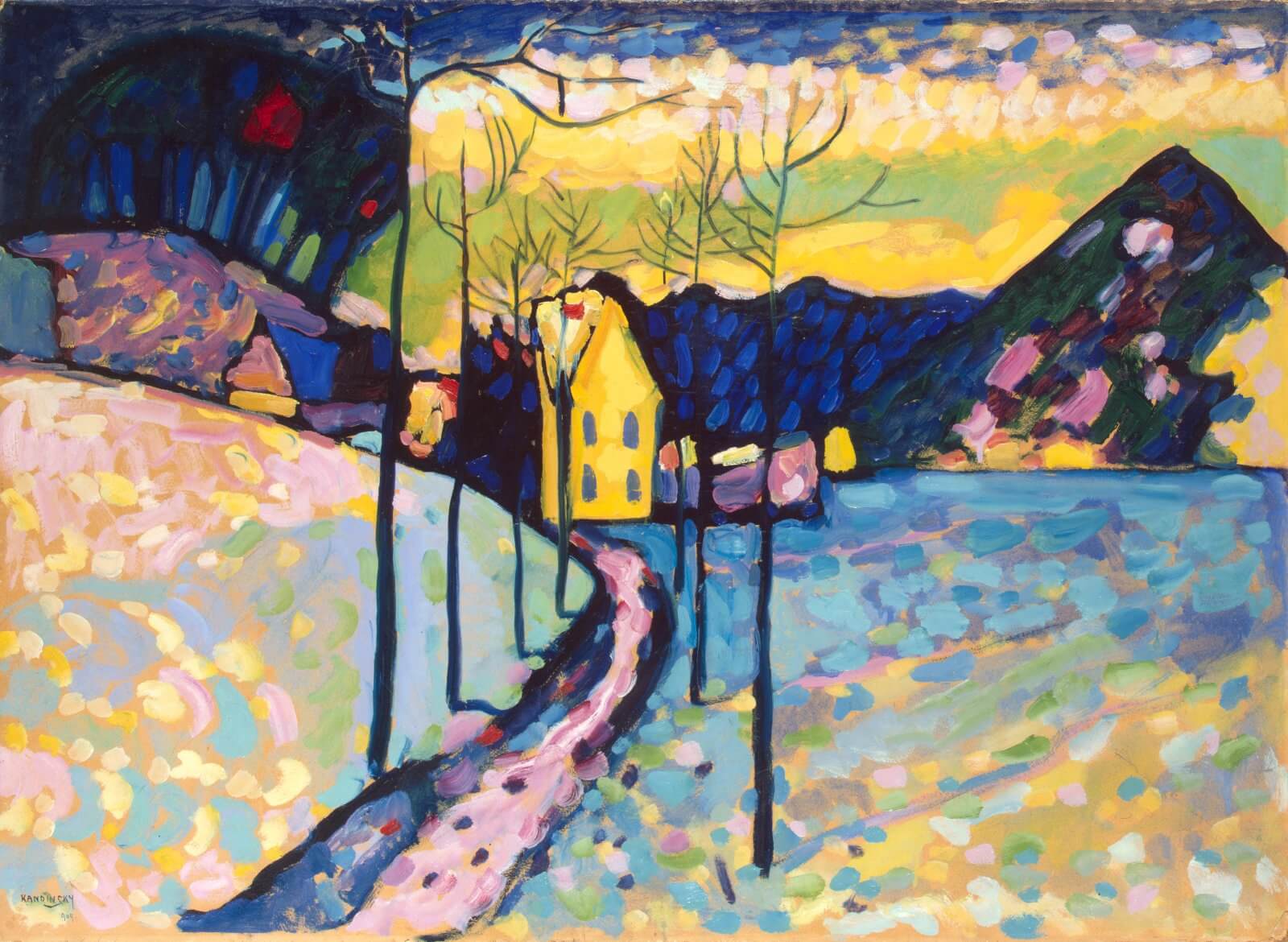 Wassily Kandinsky - Kış Manzarası