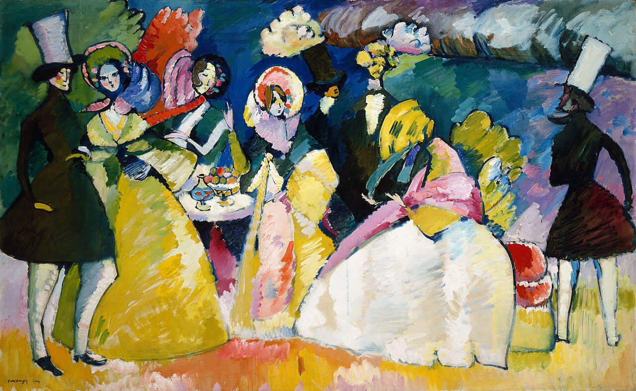 Wassily Kandinsky - Krinolinli Grup