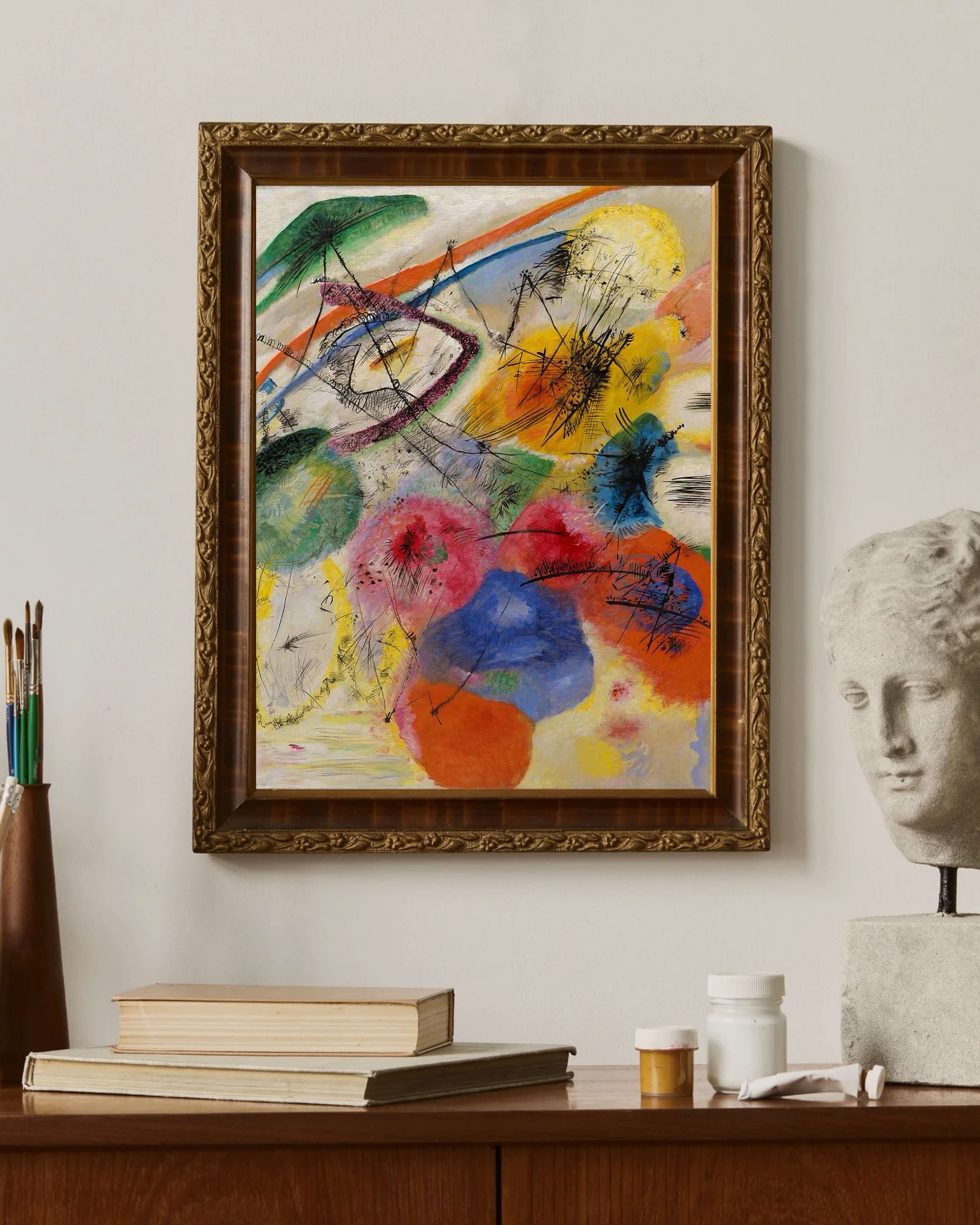 Wassily Kandinsky - Siyah Çizgiler