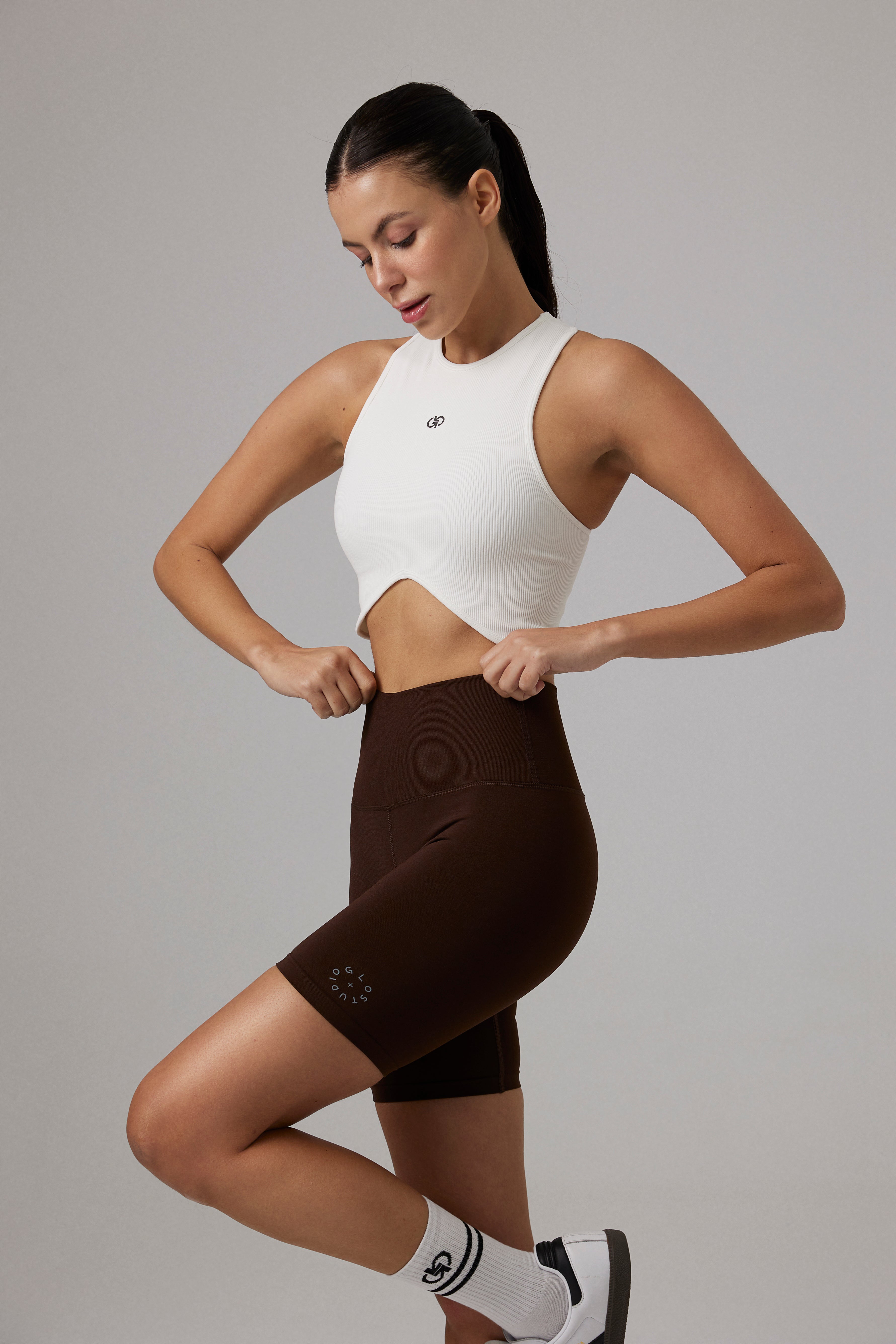 Glo Studio-Iris Seamless Bra Snow White | Kadın Spor Ve Egzersiz Sütyeni-Bralet-3-Milagron.com