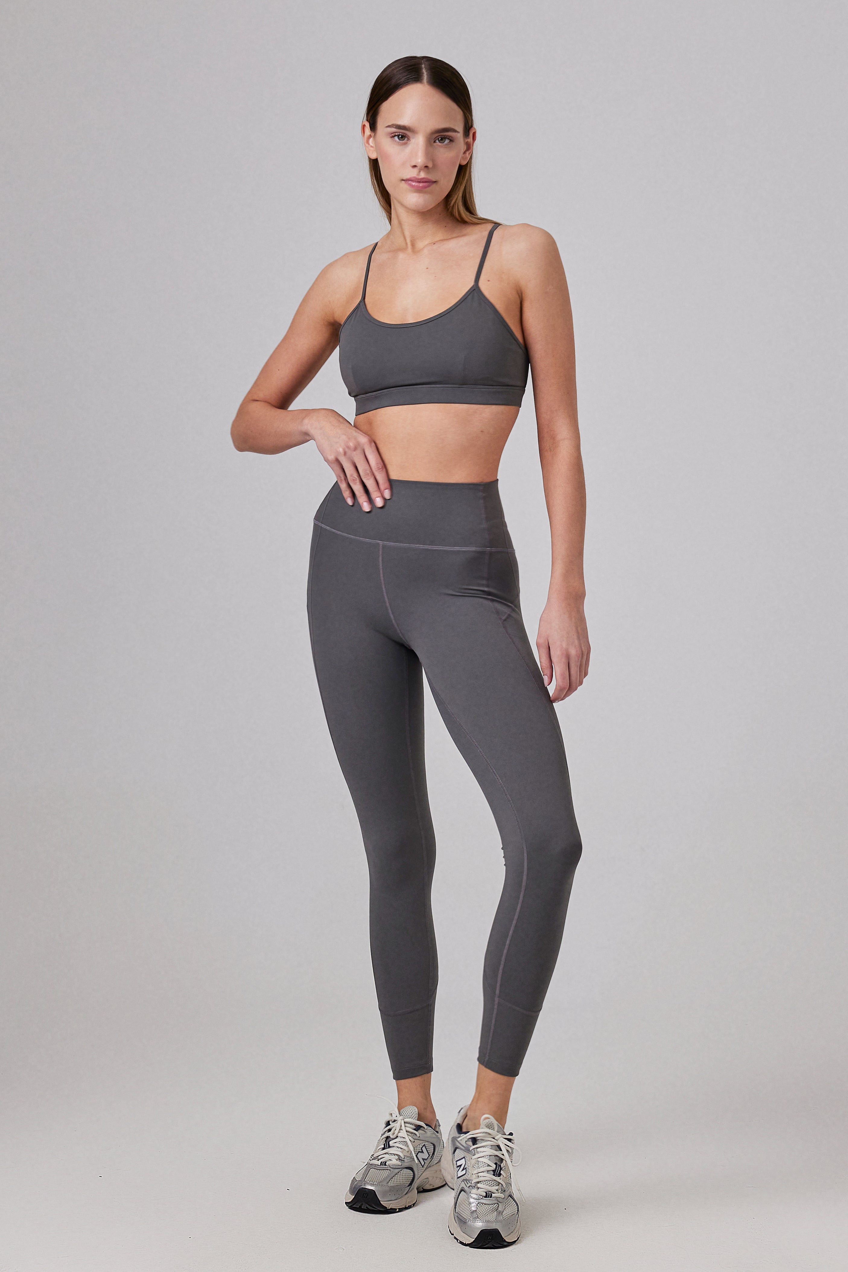 Glo Studio-Kendall Glossy Bra Steel Gray-Bralet-1-Milagron.com