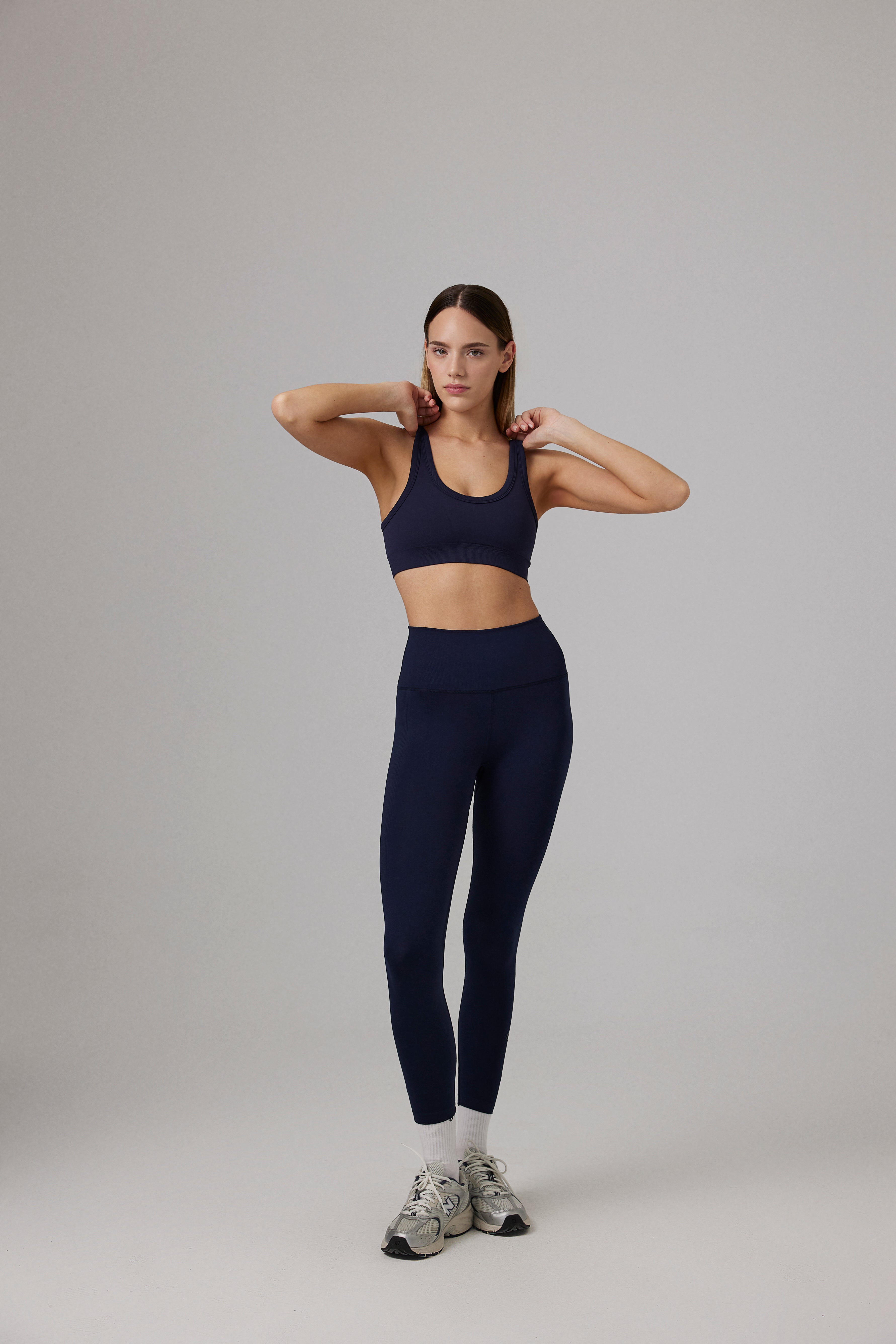 Glo Studio-Nil Seamless Bra Night Blue| Kadın Spor Ve Egzersiz Sütyeni-Bralet-1-Milagron.com