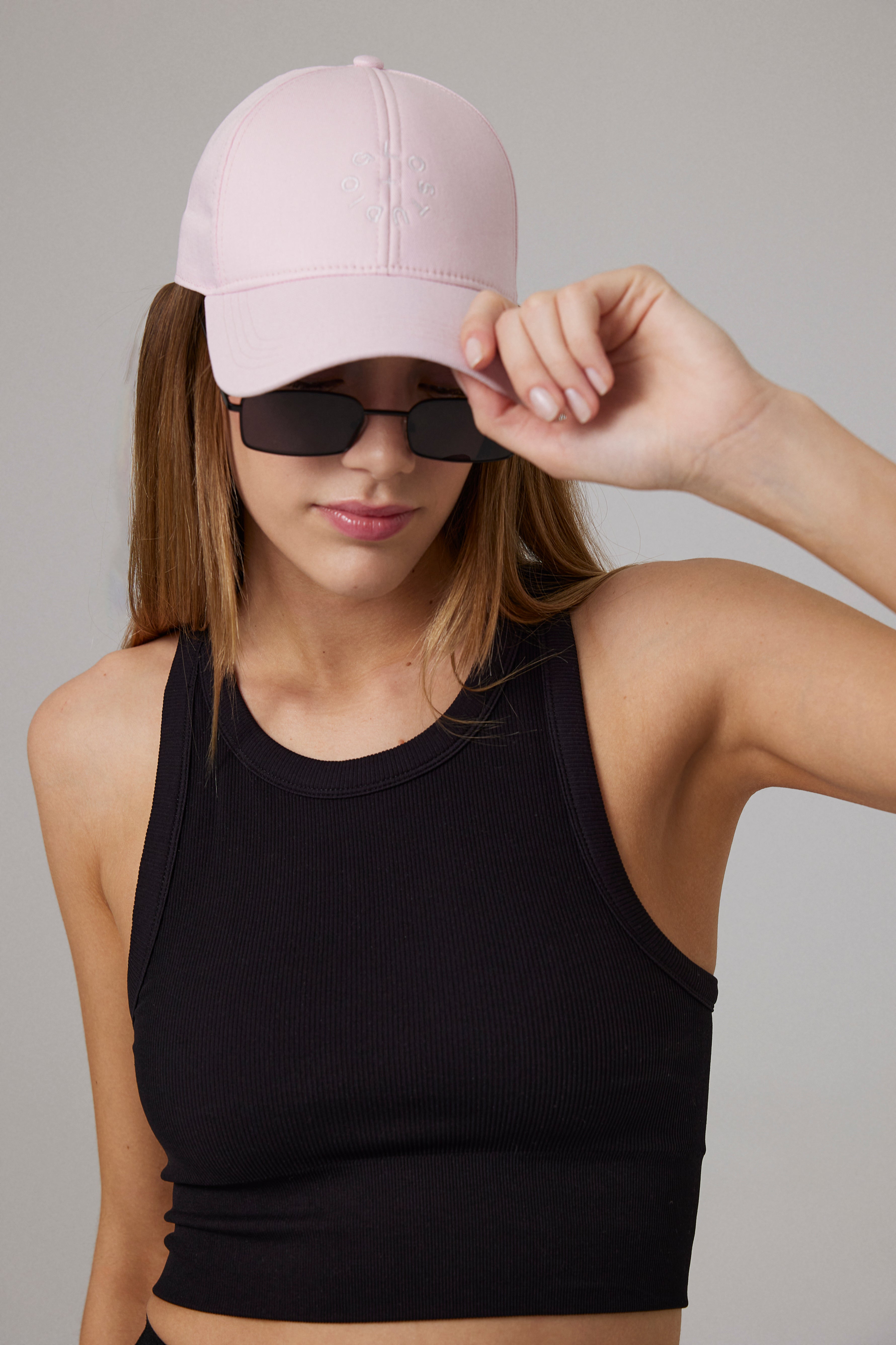 Glo Studio-Zola Seamless Crop Onyx-Crop Top-3-Milagron.com