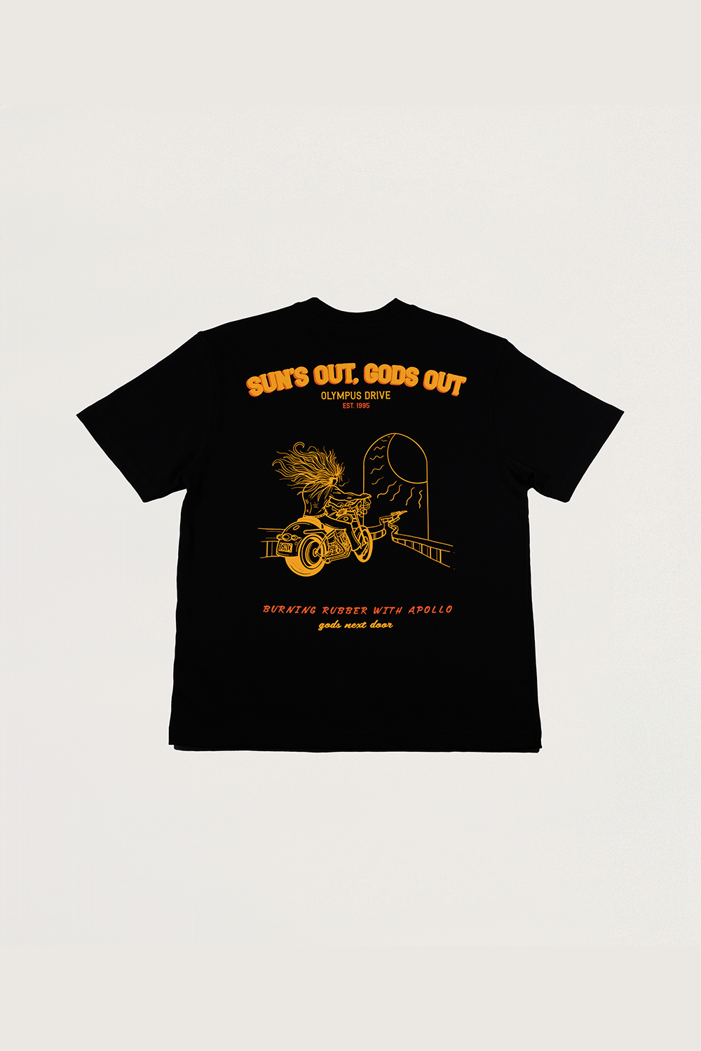 Gods Next Door-Sun’s Out, Gods Out-T-Shirts-2-Milagron.com