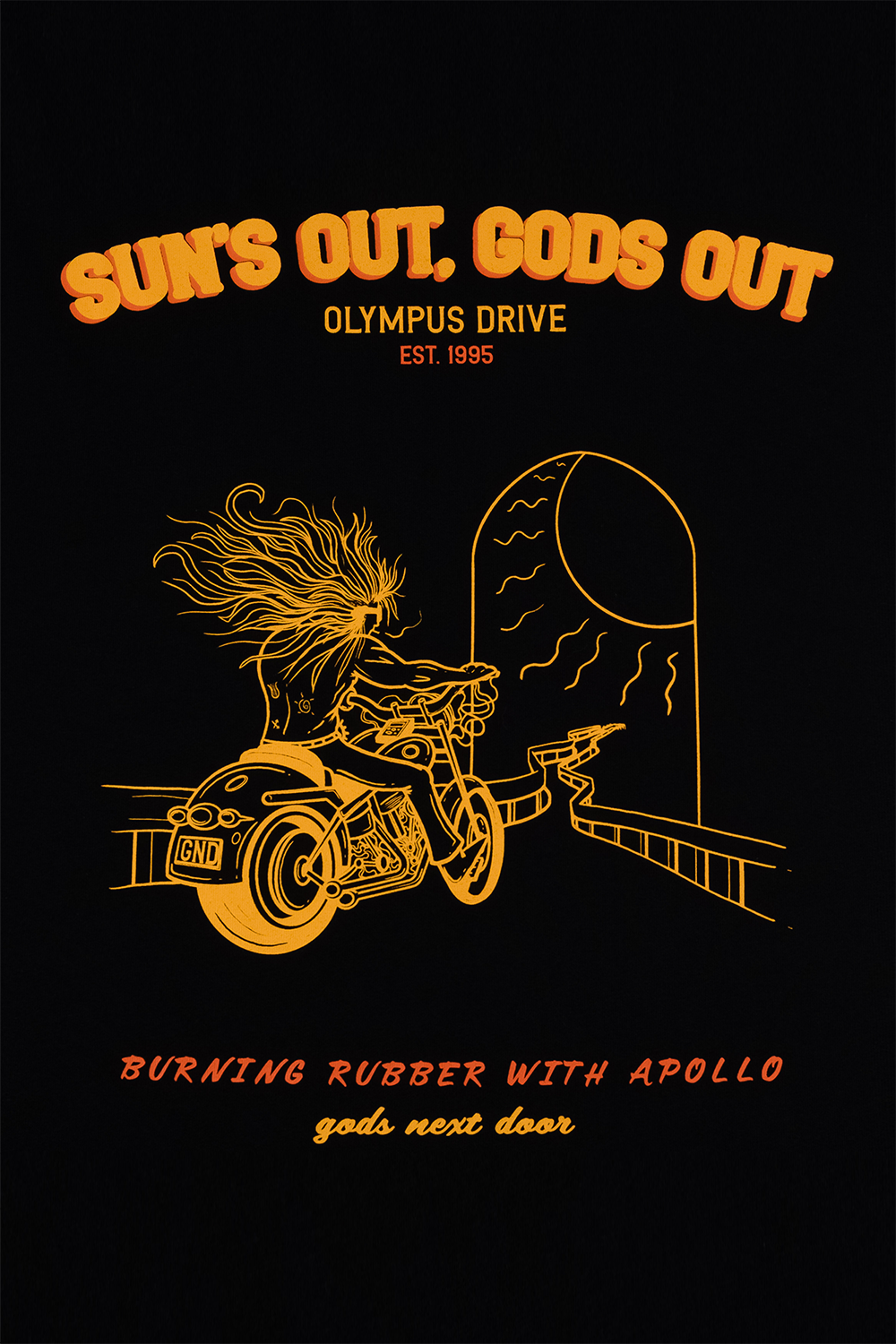 Gods Next Door-Sun’s Out, Gods Out-T-Shirts-7-Milagron.com