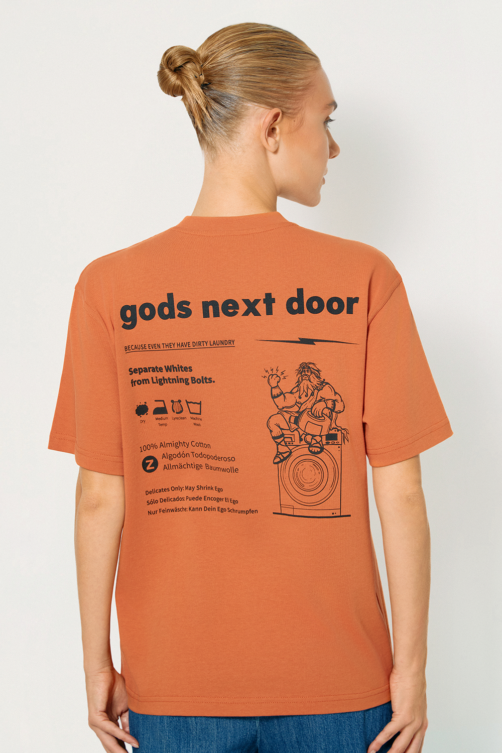 Gods Next Door-Zeus' Almighty Washing Guide-T-Shirts-7-Milagron.com