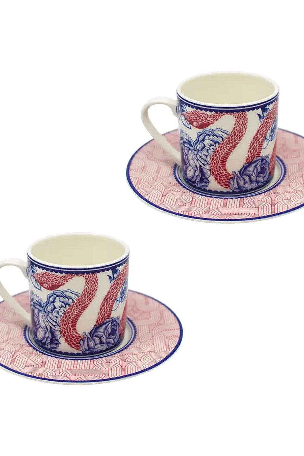 Gorgo Iruka-Kahve Fincanı 2'li Rose Of Medusa-Bardak-2-Milagron.com