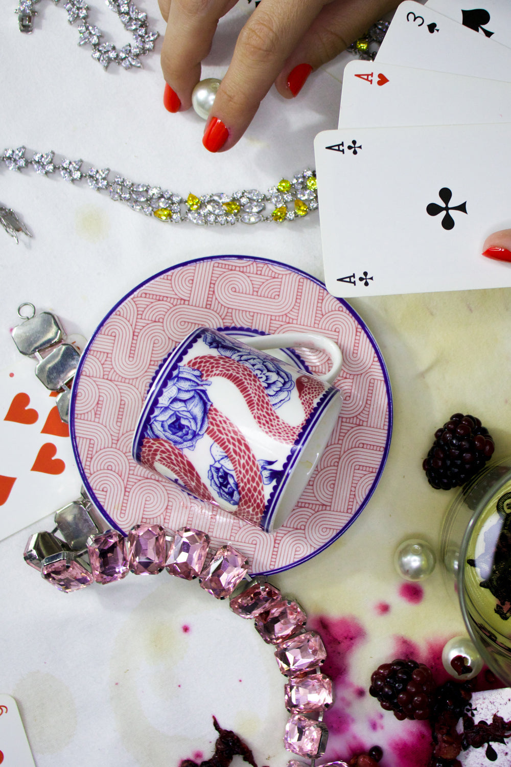 Gorgo Iruka-Kahve Fincanı 2'li Rose Of Medusa-Bardak-3-Milagron.com