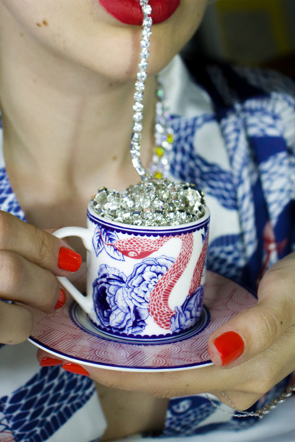 Gorgo Iruka-Kahve Fincanı 2'li Rose Of Medusa-Bardak-5-Milagron.com