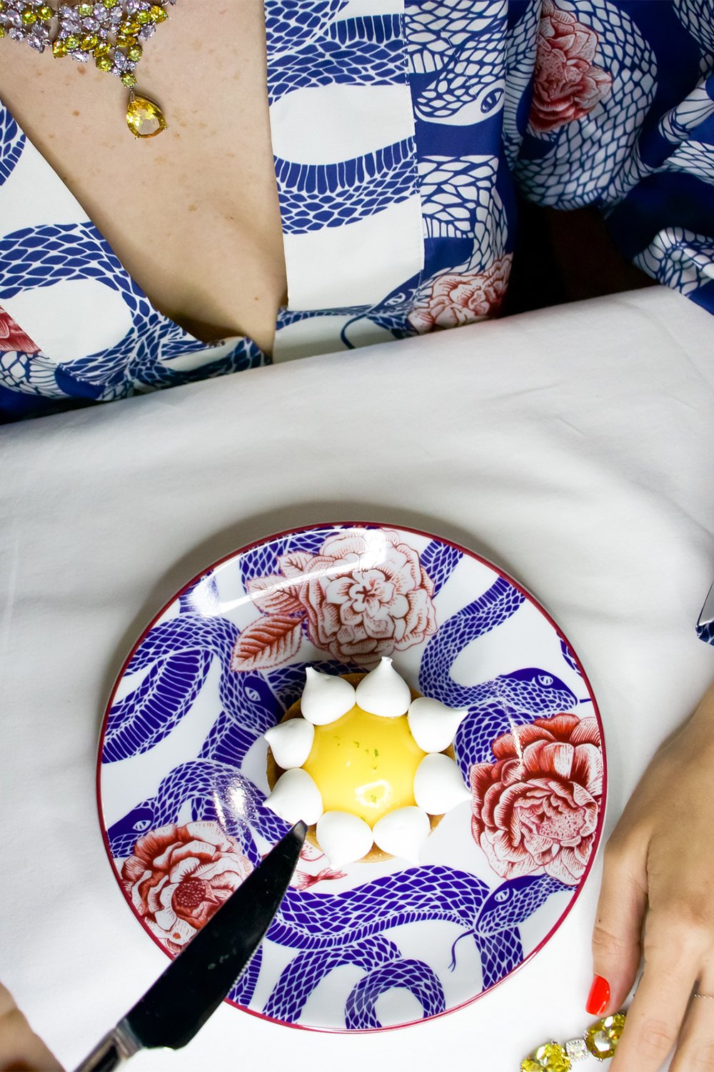 Gorgo Iruka-Porselen Tabak 19 Cm Rose Of Medusa-Tabak & Kase-6-Milagron.com