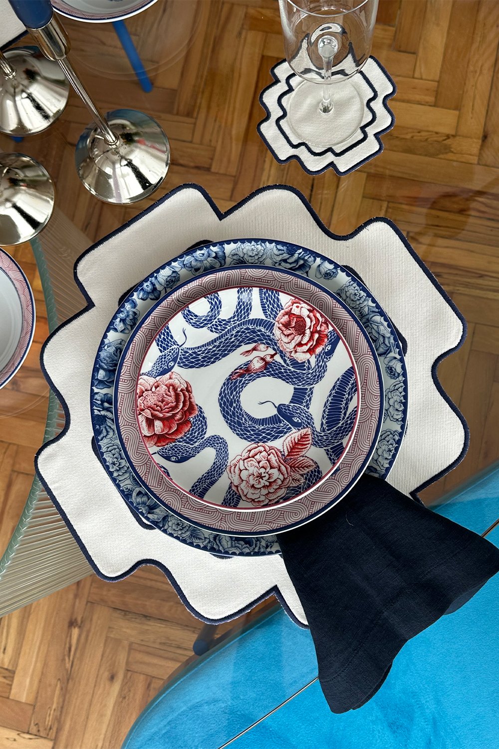 Gorgo Iruka-Porselen Tabak 19 Cm Rose Of Medusa-Tabak & Kase-7-Milagron.com