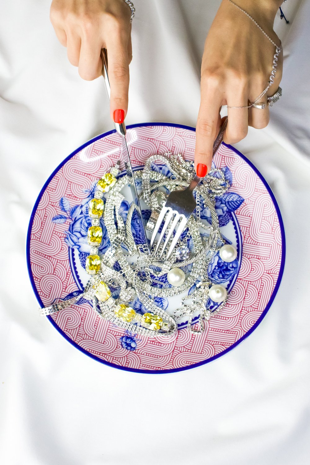 Gorgo Iruka-Porselen Tabak 23 Cm Rose Of Medusa-Tabak & Kase-2-Milagron.com