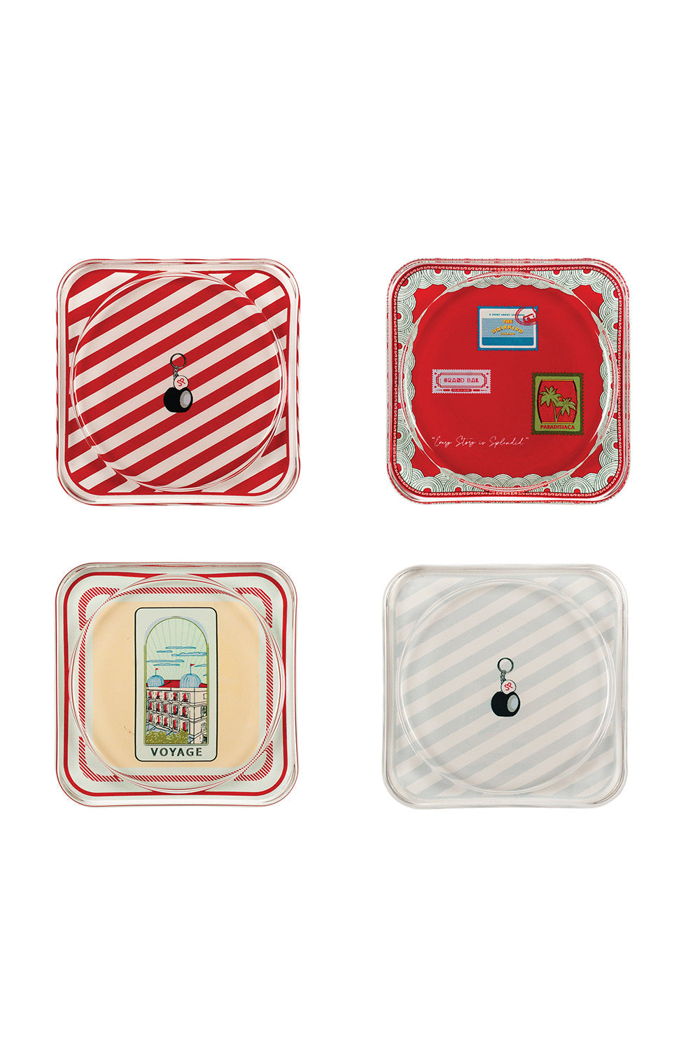 Splendid Palace Voyage 4'lü Bardak Altlığı - 1