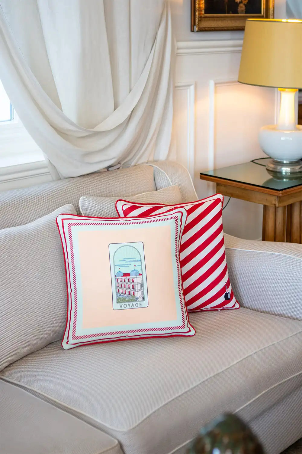 Voyage To Splendid Palas Kaz Tüyü Kırlent - 3