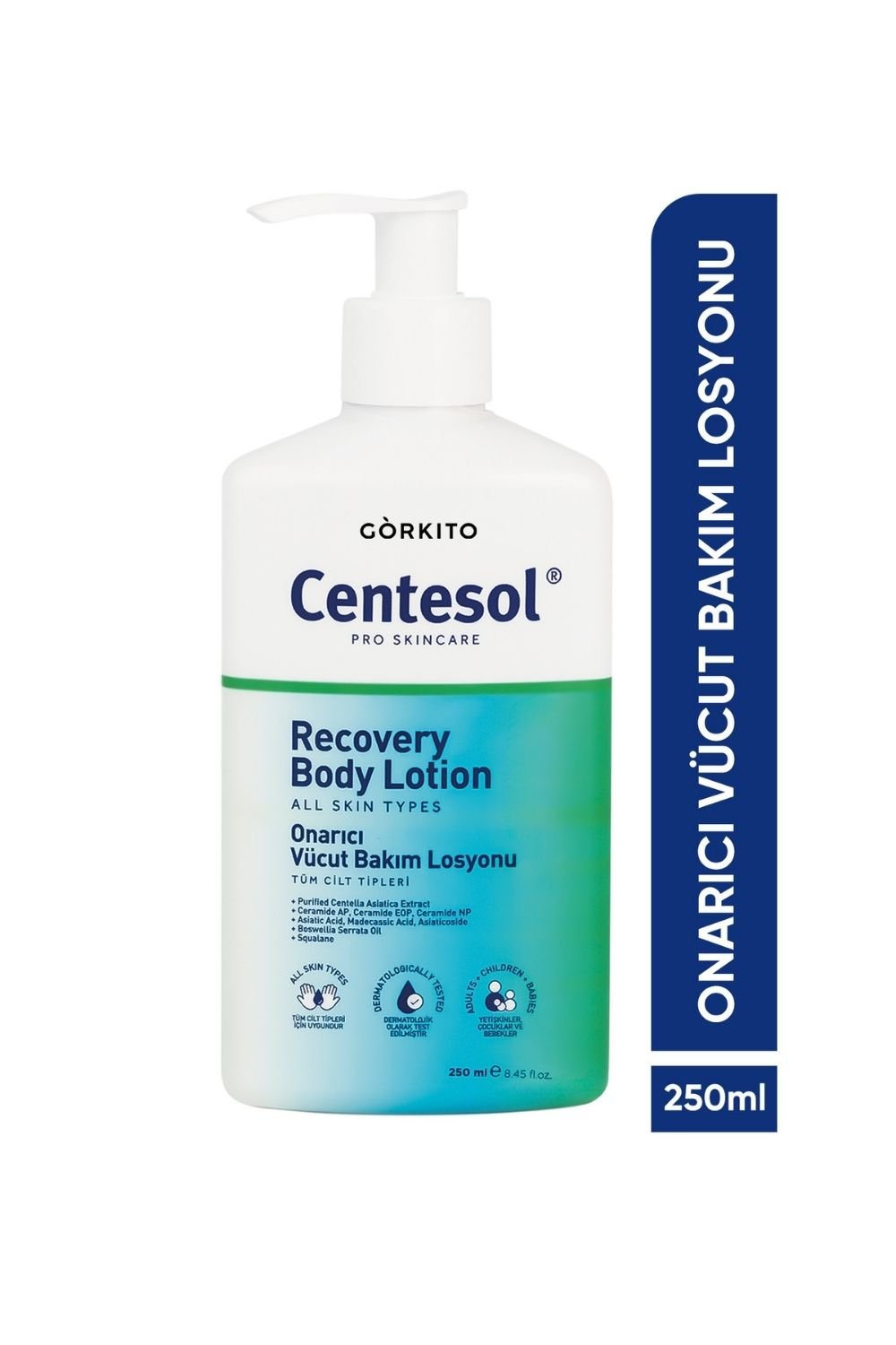 Görkito-Centesol Onarıcı Vücut Bakım Losyonu Recovery Body Lotion 250 Ml-Vücut Kremi-1-Milagron.com