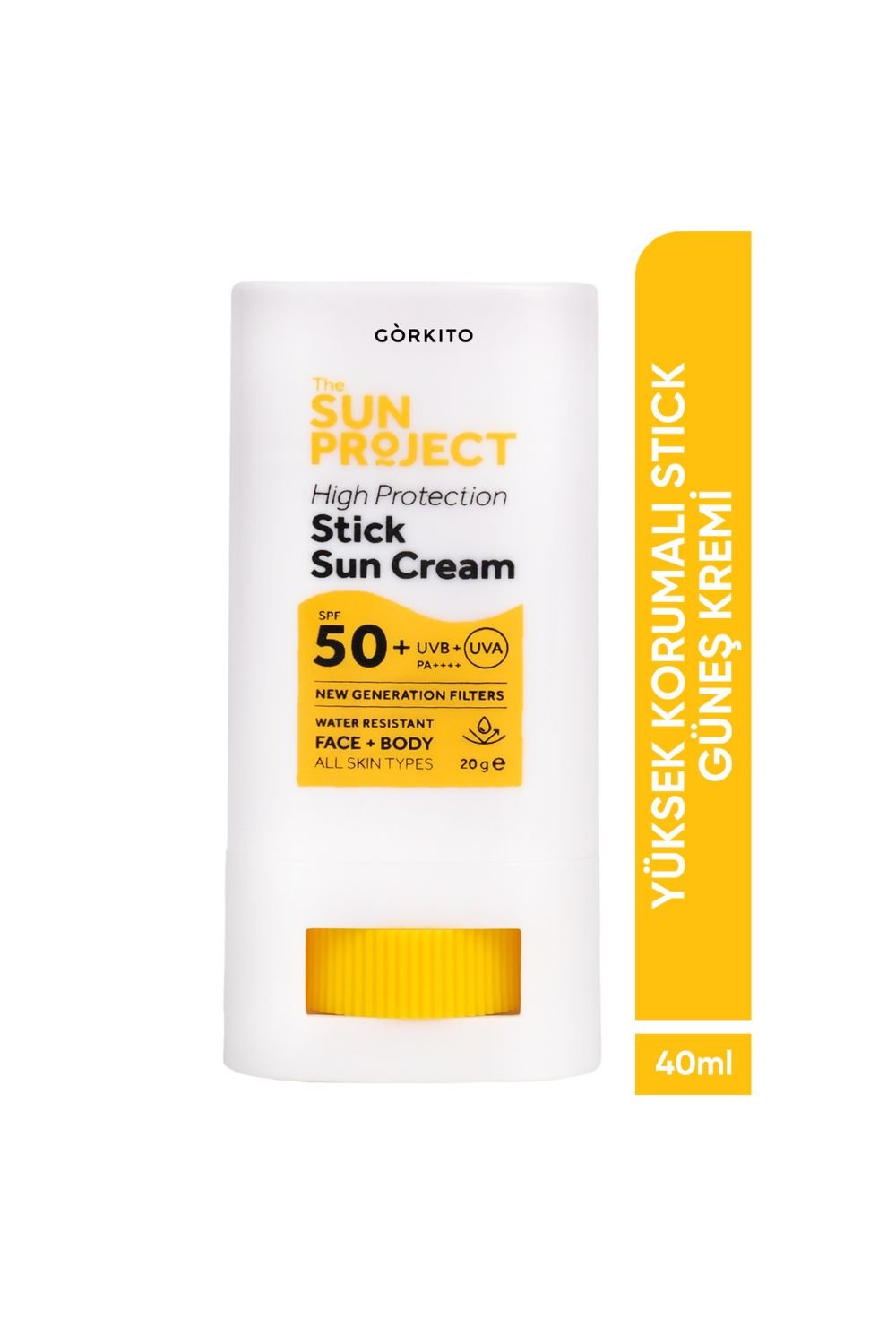 Görkito-The Sun Project Yüksek Korumalı Stick Güneş Kremi High Protection Stick Sun Cream Spf50+/pa++++ 20 Gr-Güneş Koruyucu-1-Milagron.com