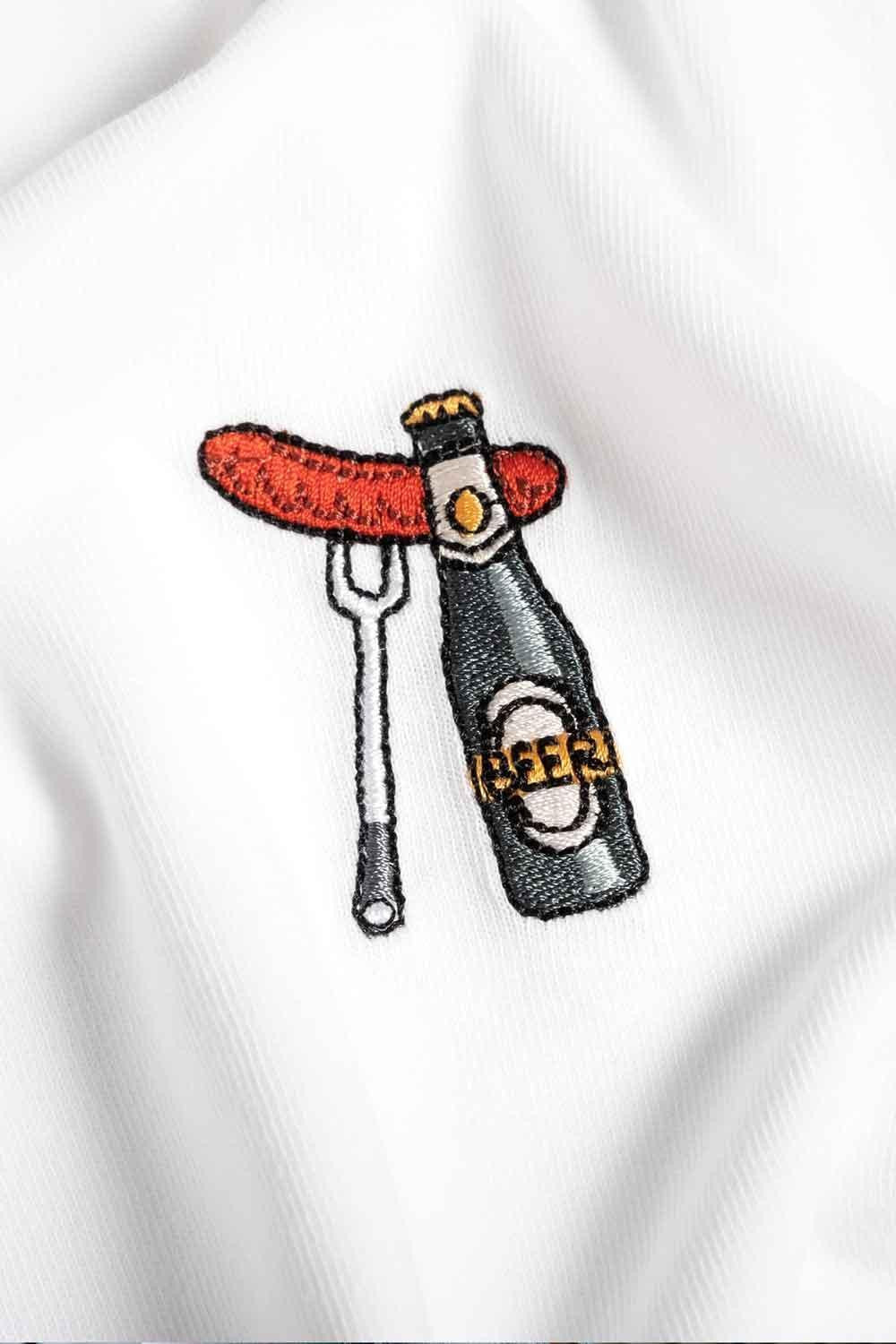 Gourmoji-Beer & Sausage-T-Shirts-2-Milagron.com
