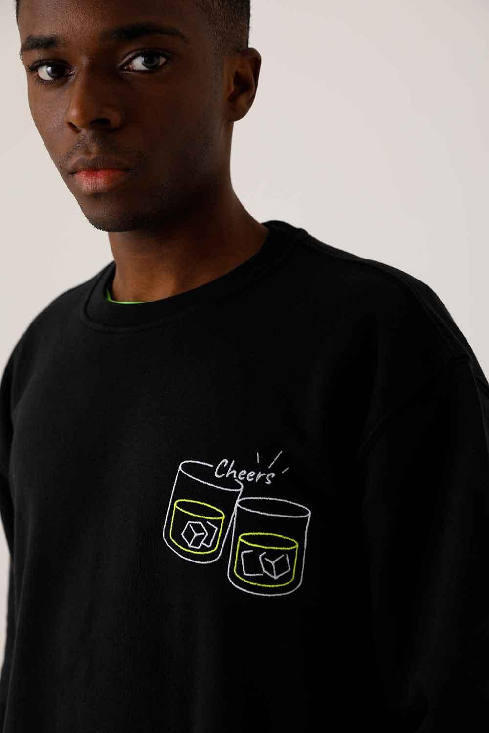 Gourmoji-Cheers Neon Series-Sweatshirts & Hoodies-5-Milagron.com