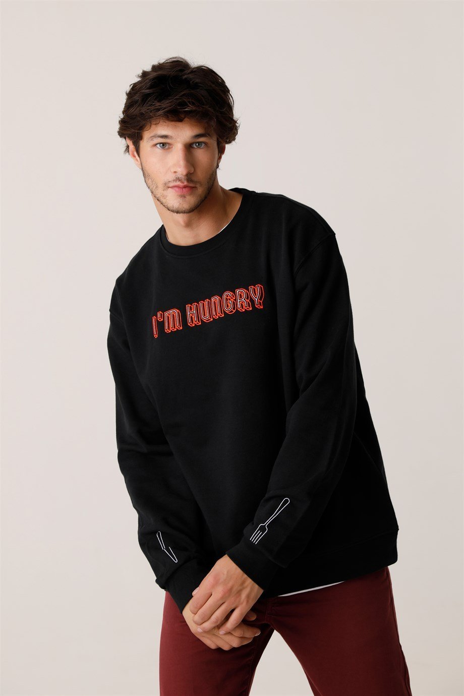 Gourmoji-I'm Hungry Neon Series-Sweatshirts & Hoodies-1-Milagron.com