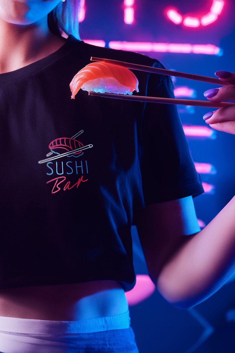 Gourmoji-Sushi Bar-T-Shirts-5-Milagron.com