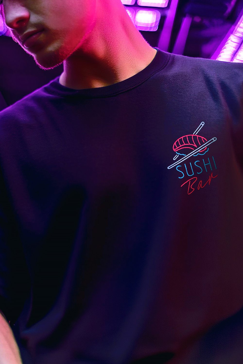 Gourmoji-Sushi Bar-T-Shirts-6-Milagron.com