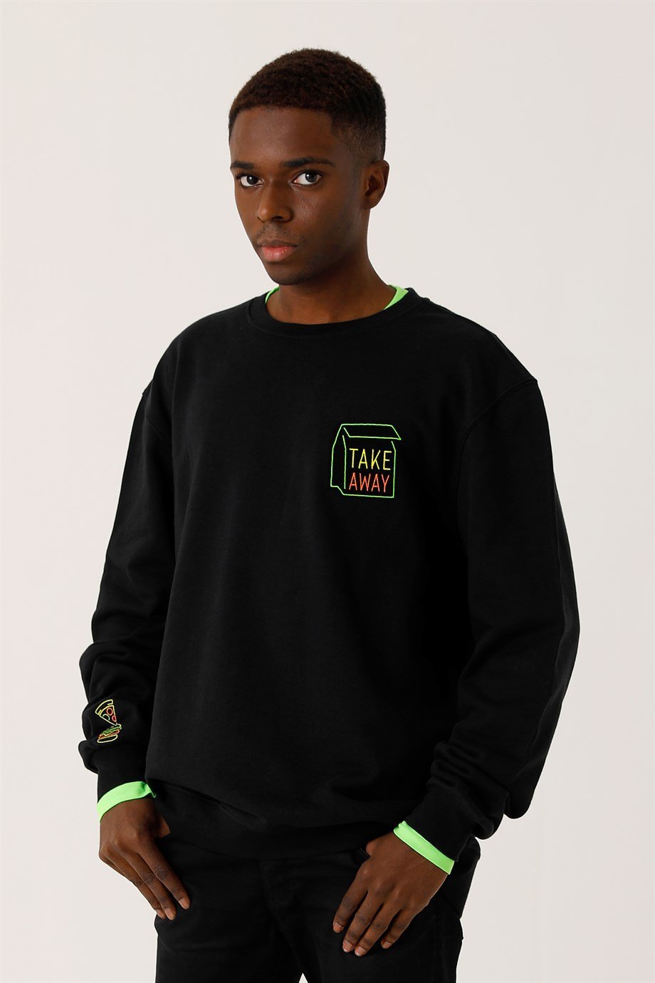 Gourmoji-Take Away Neon Series-Sweatshirts & Hoodies-1-Milagron.com