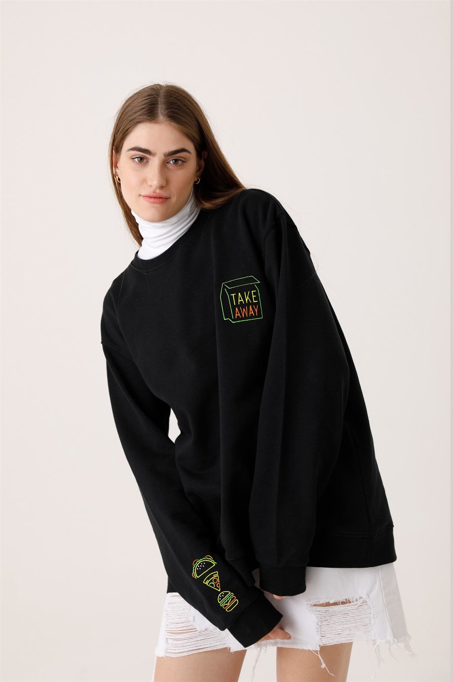 Gourmoji-Take Away Neon Series-Sweatshirts & Hoodies-4-Milagron.com