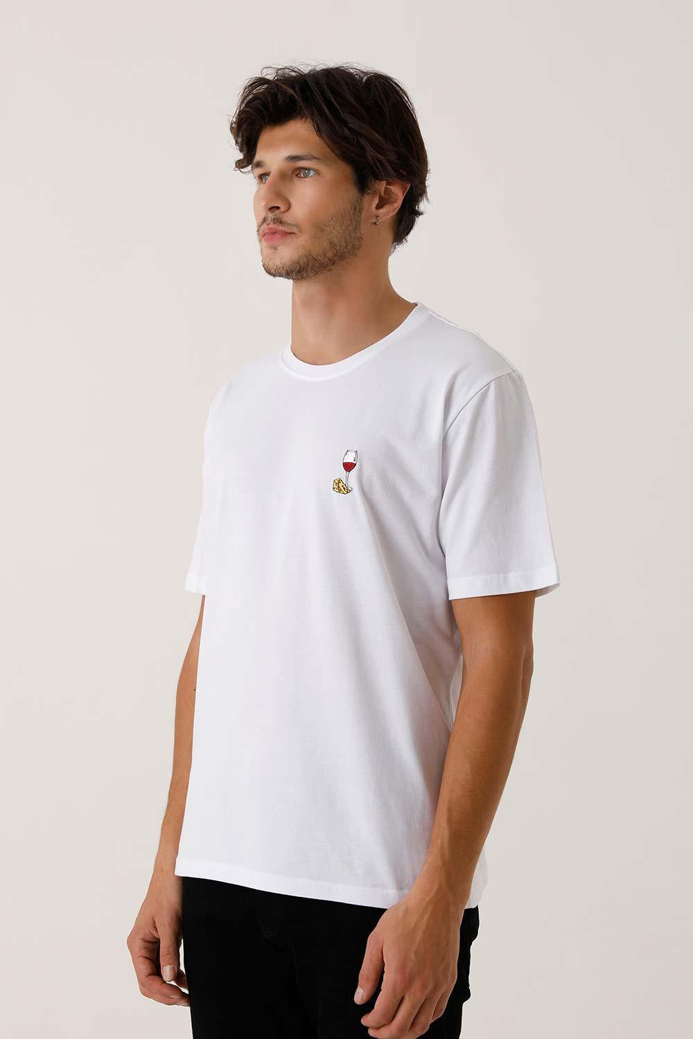 Gourmoji-Wine & Cheese-T-Shirts-2-Milagron.com