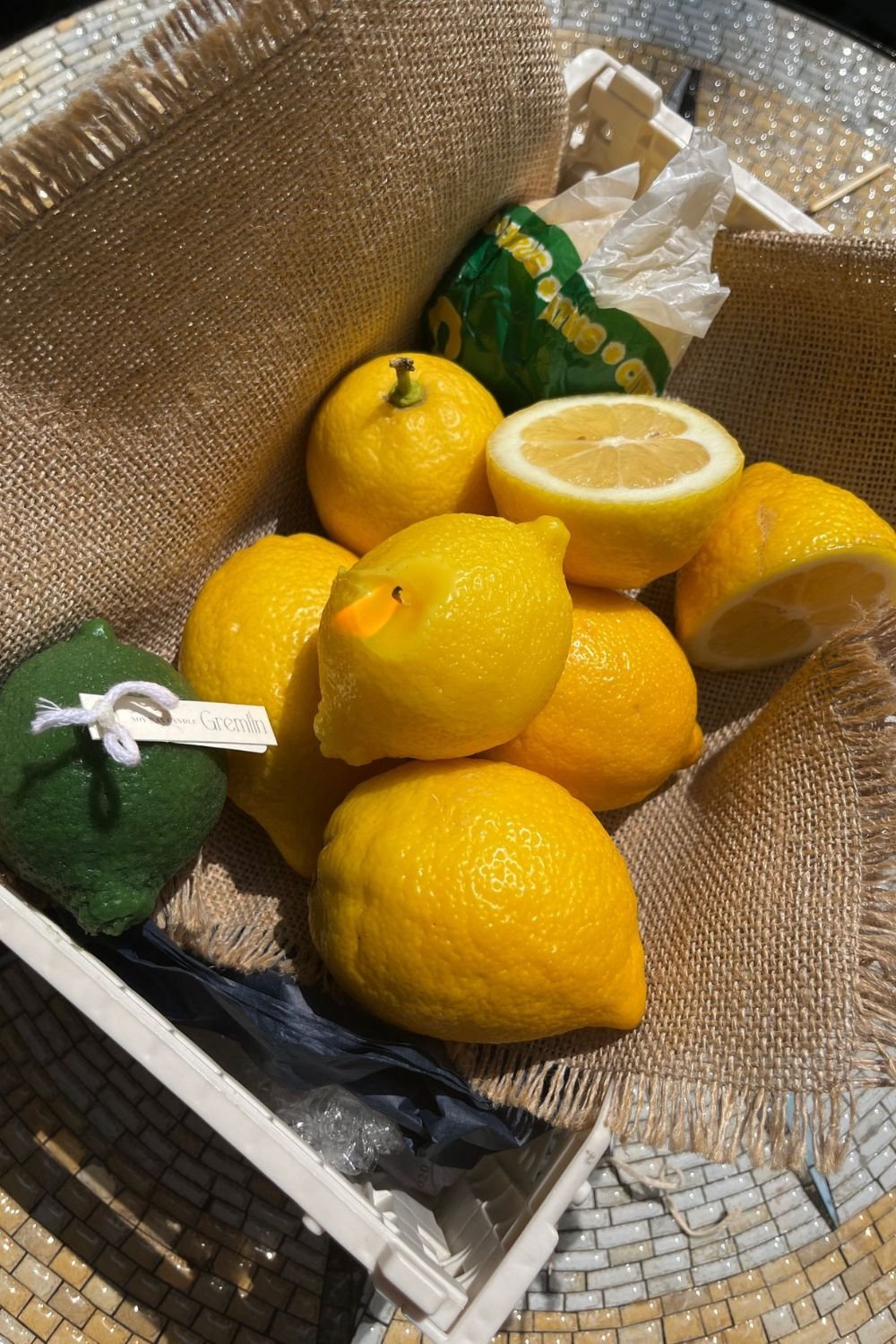 Gremlin Candles-Limon Mum-Mumluk & Şamdan-1-Milagron.com
