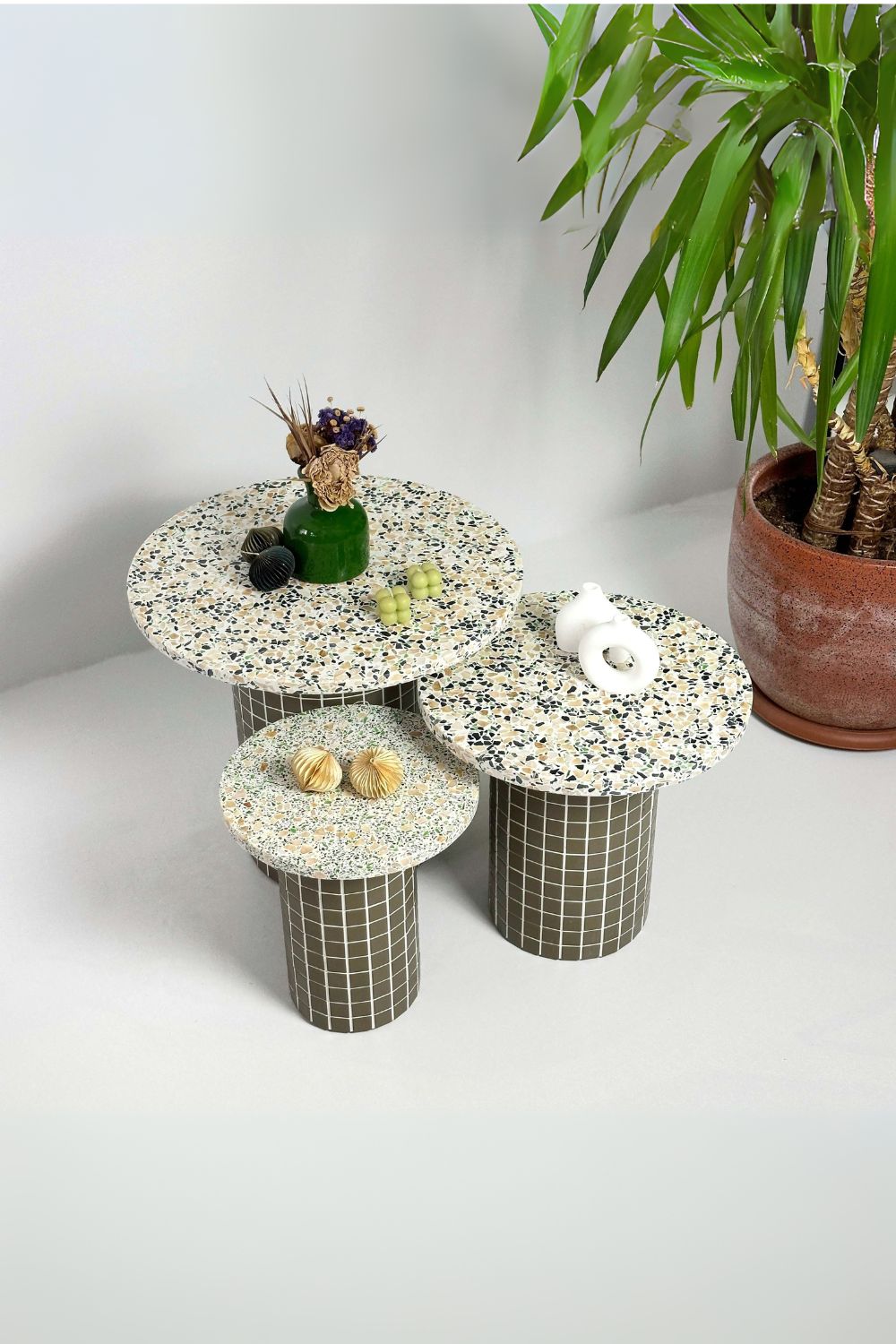 Grid Design-Cerazzo 3'lü Orta Sehpa-Sehpa-4-Milagron.com