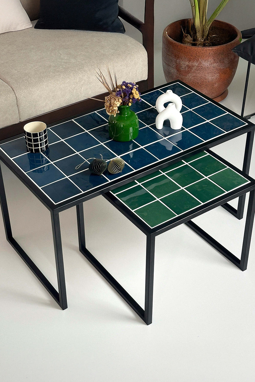 Grid Design-Retro Mid-Twin 2'li Orta Sehpa-Sehpa-1-Milagron.com