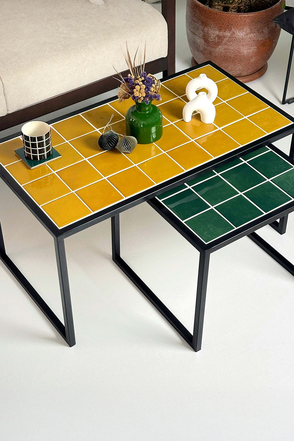 Grid Design-Retro Mid-Twin 2'li Orta Sehpa-Sehpa-2-Milagron.com