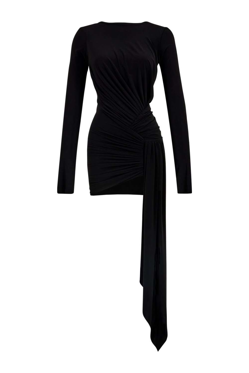 Growny-Millisa Elbise - Siyah-Elbise-1-Milagron.com